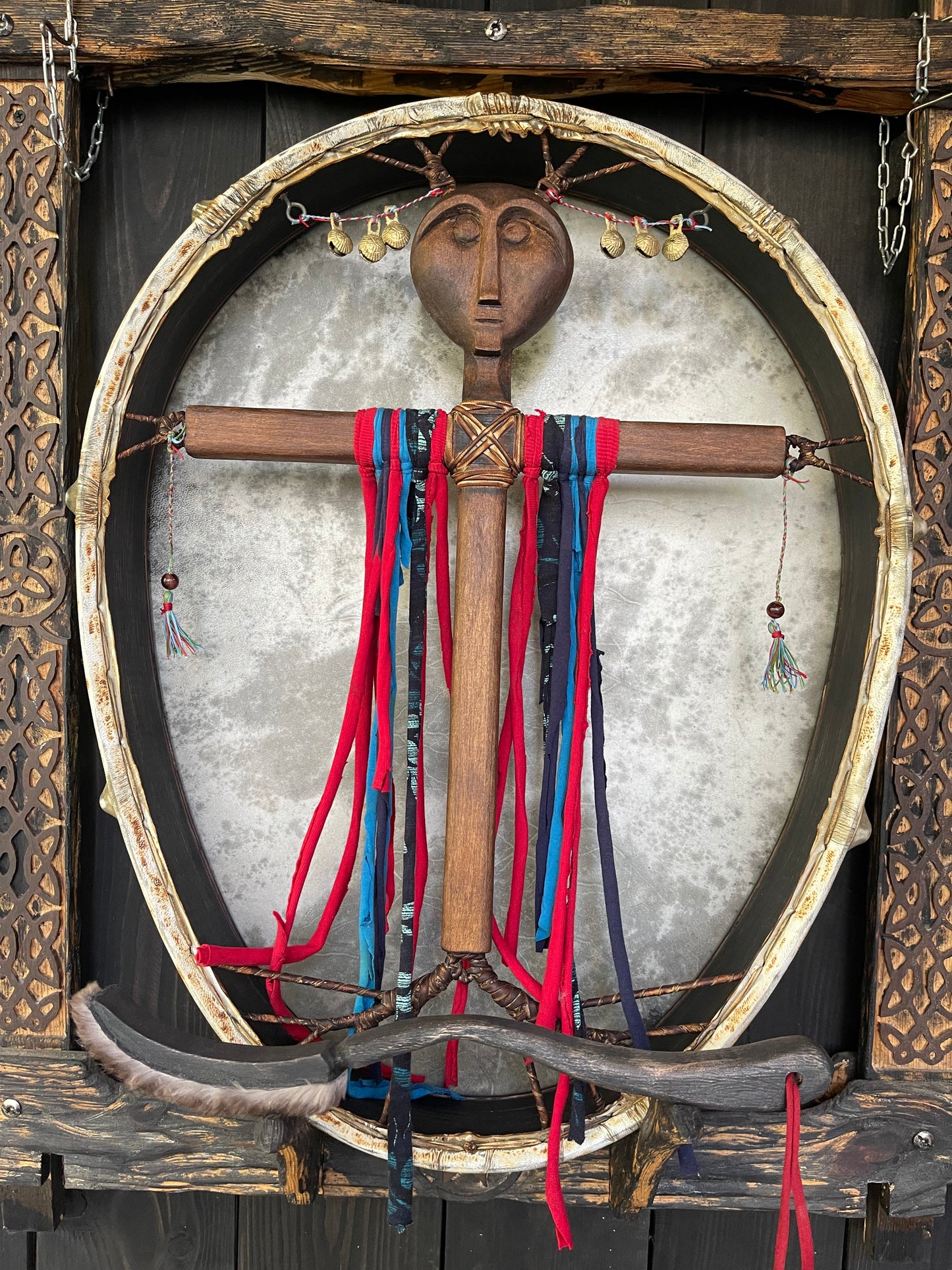 Siberian drum White Shaman