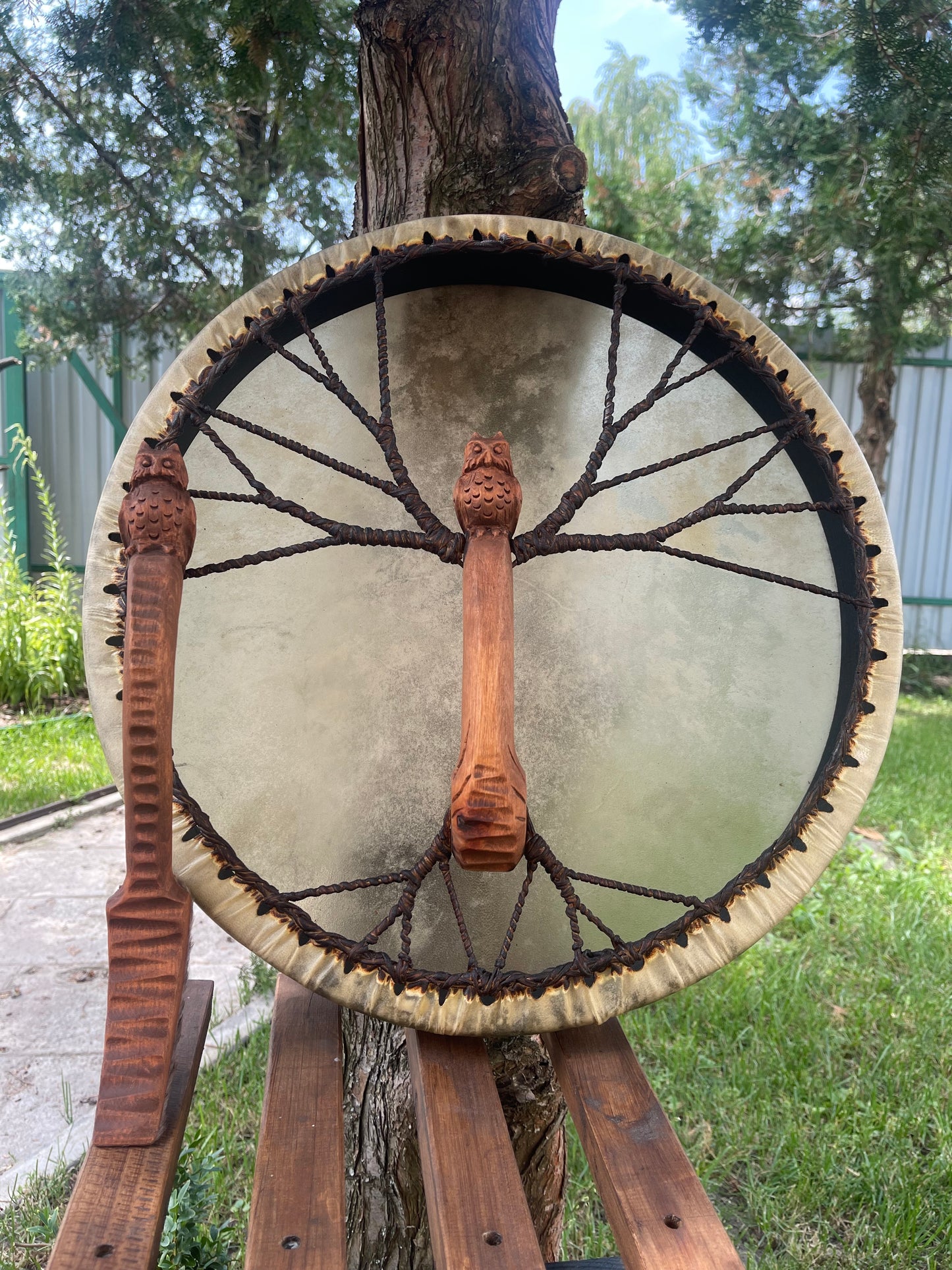 Shaman drum Owl
