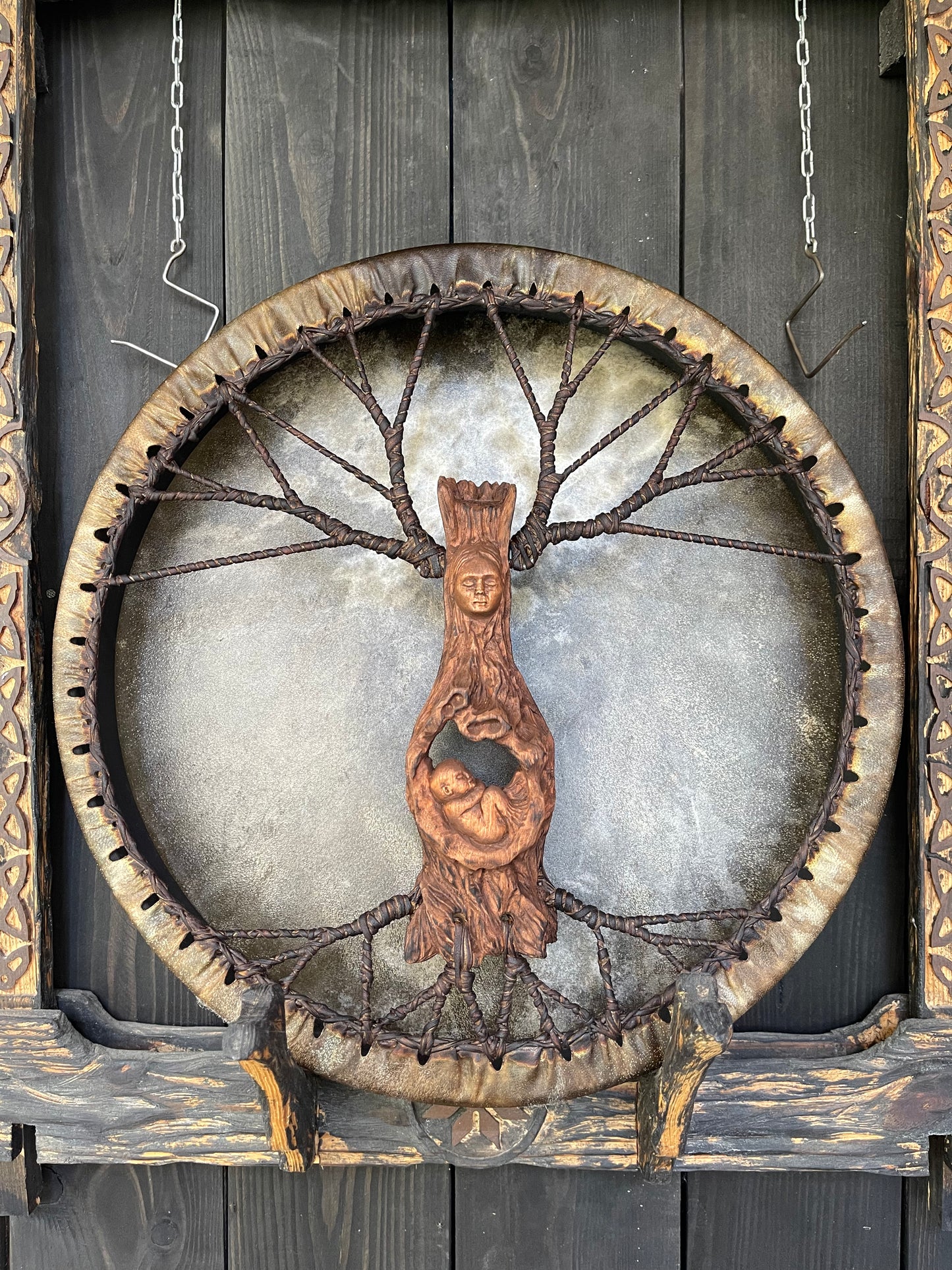 Shaman drum Roda goddess