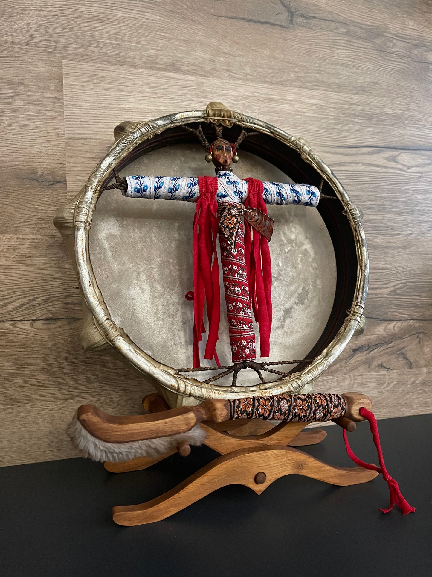 Slavic shamanic drum 12 inches Bereginya