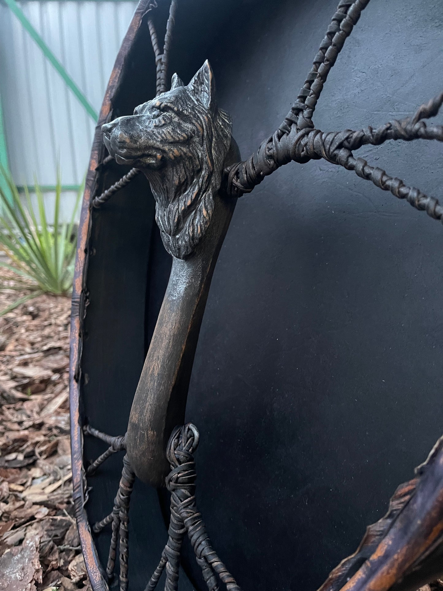 Shaman drum Spirit of the Wolf