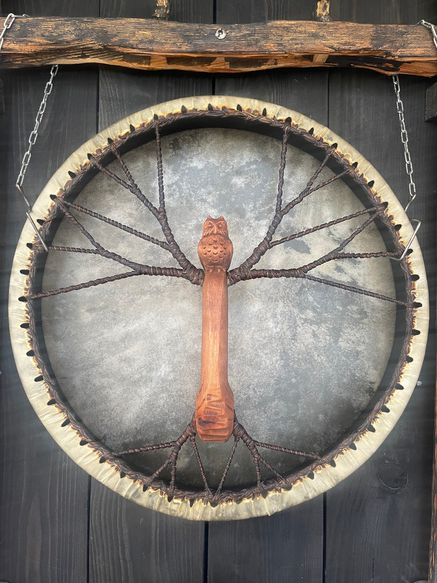 Shaman drum Owl
