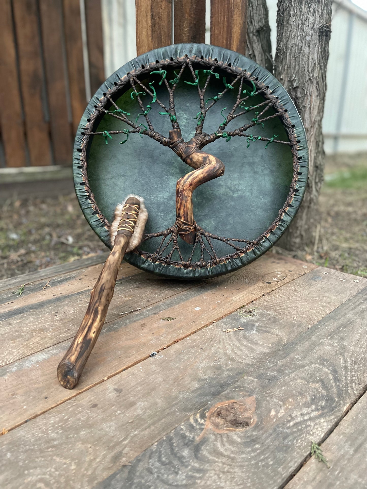 Shaman drum Tree of Life 16’