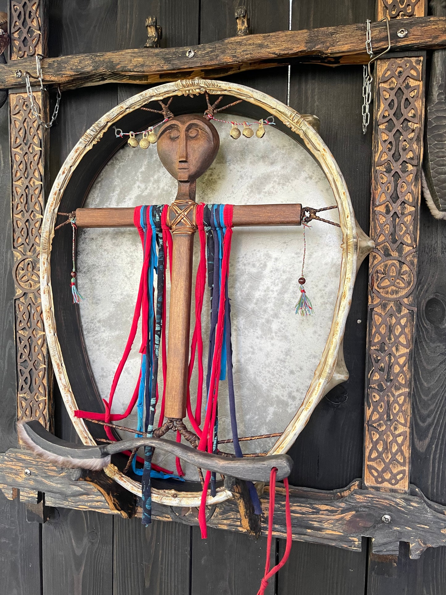 Siberian drum White Shaman