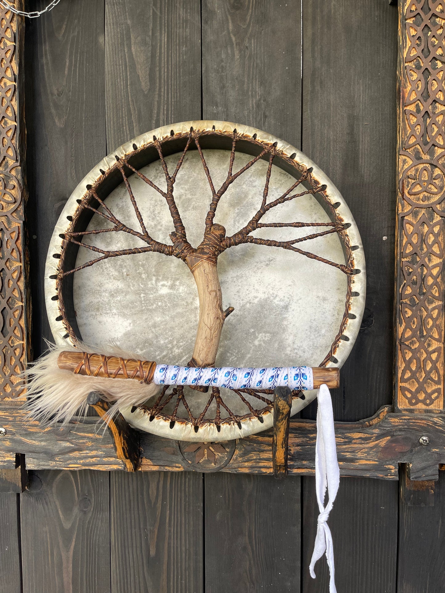 Shaman drum Tree of Life 16’