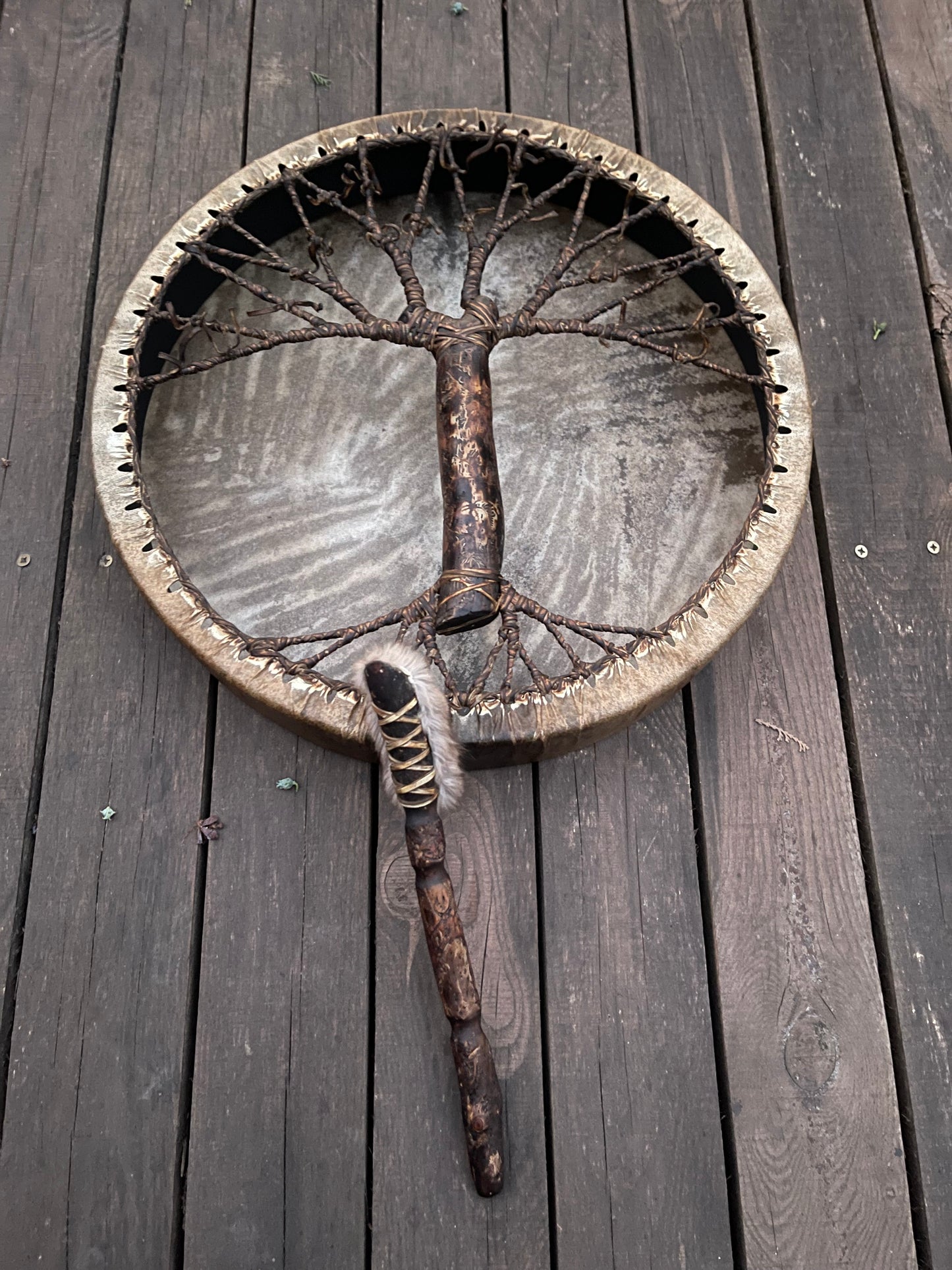 Shaman drum Tree of Life 18’