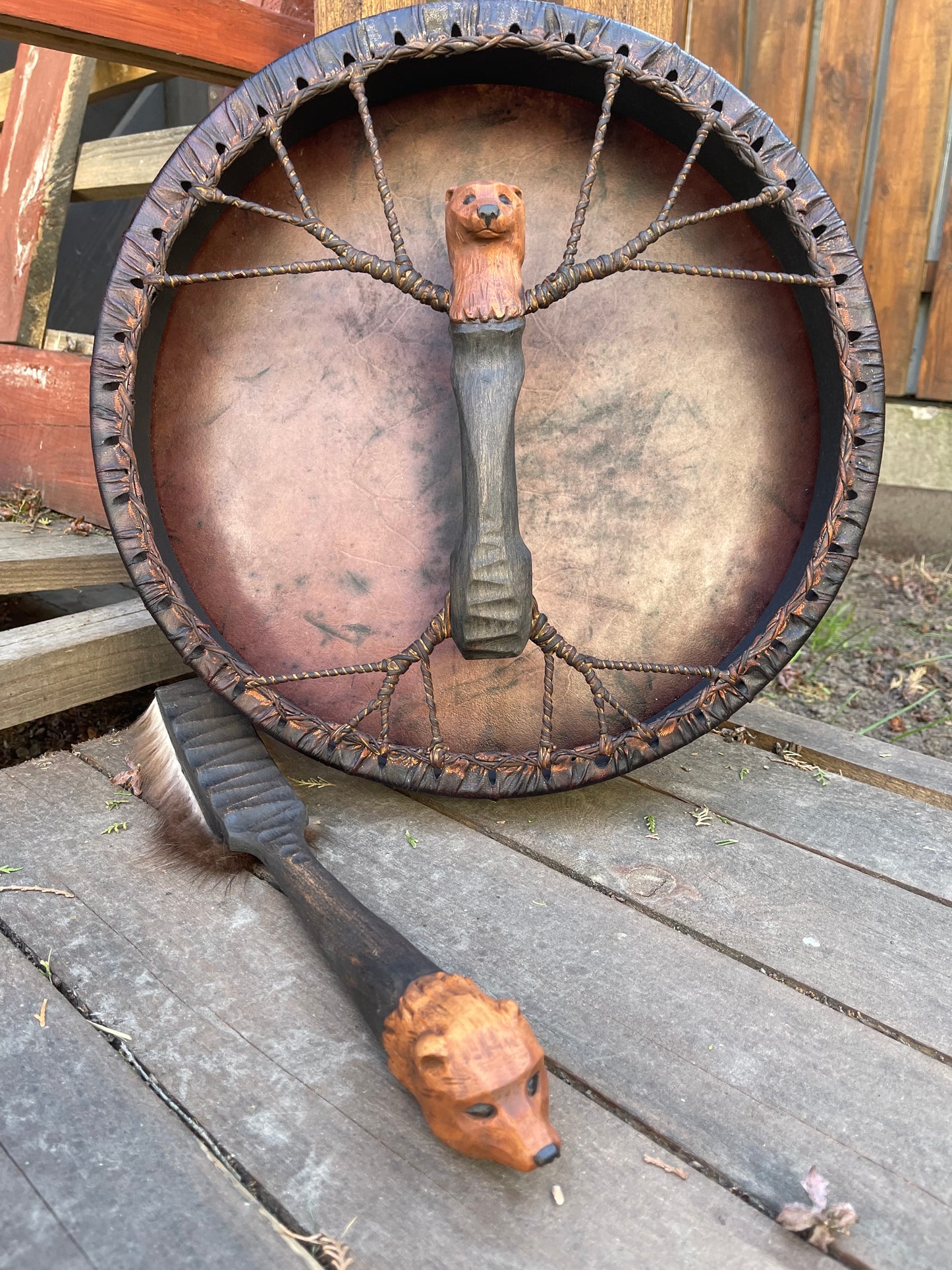 Shaman drum the Bear 16 inches (Black)