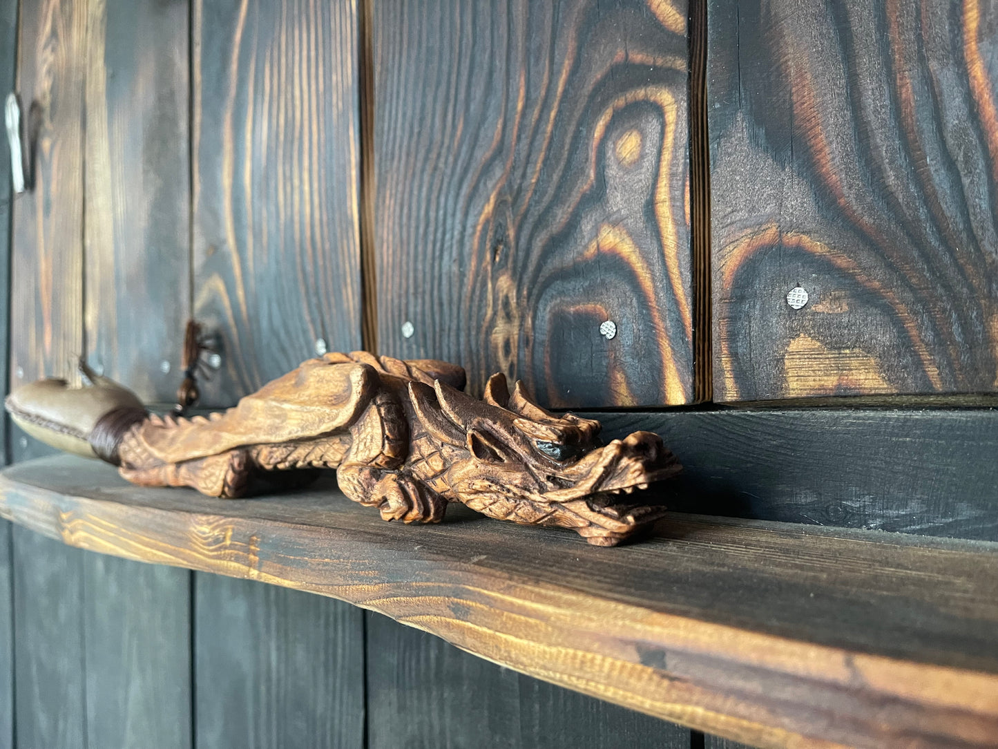 Shamanic rattle the Dragon