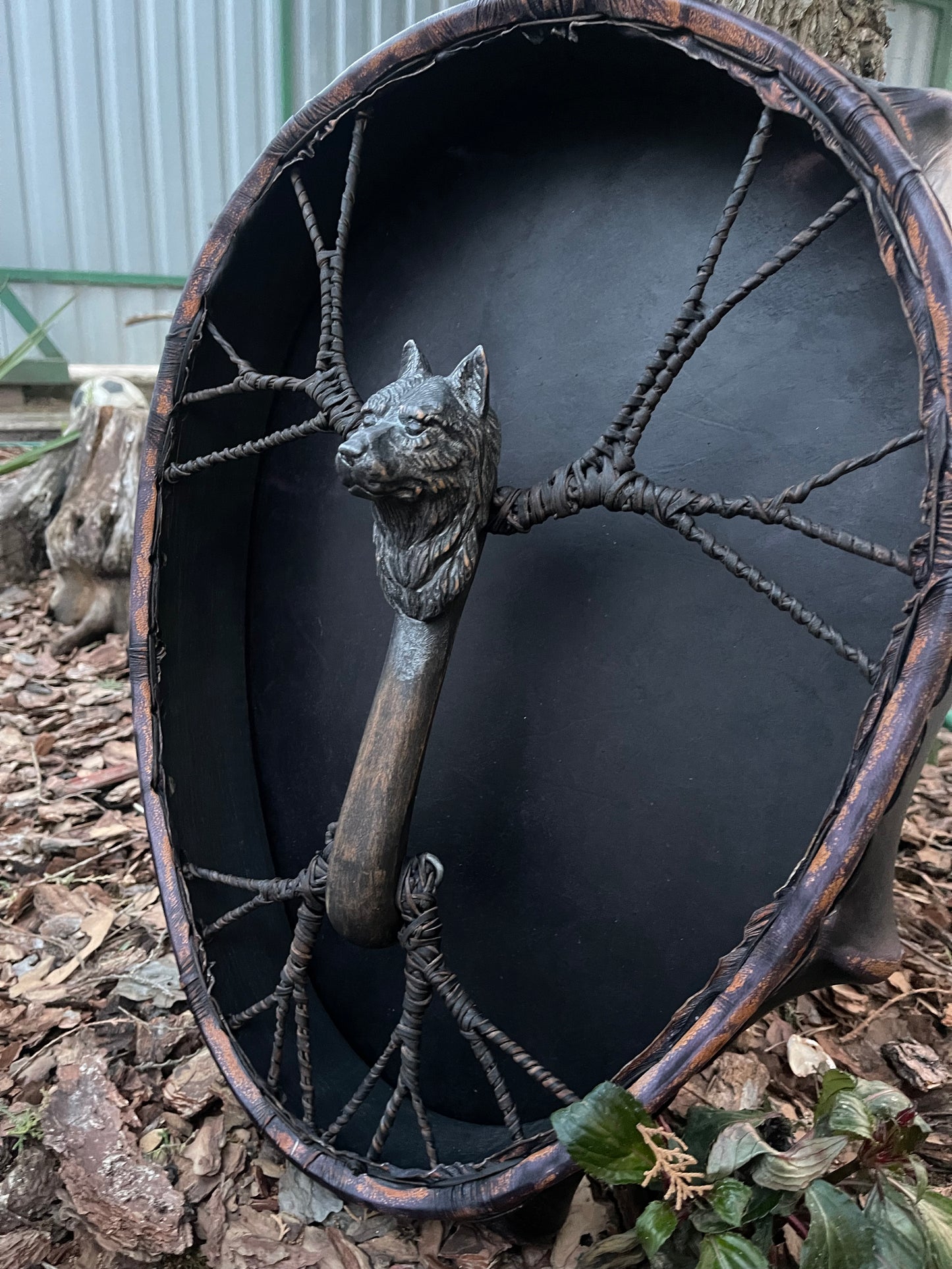 Shaman drum Spirit of the Wolf