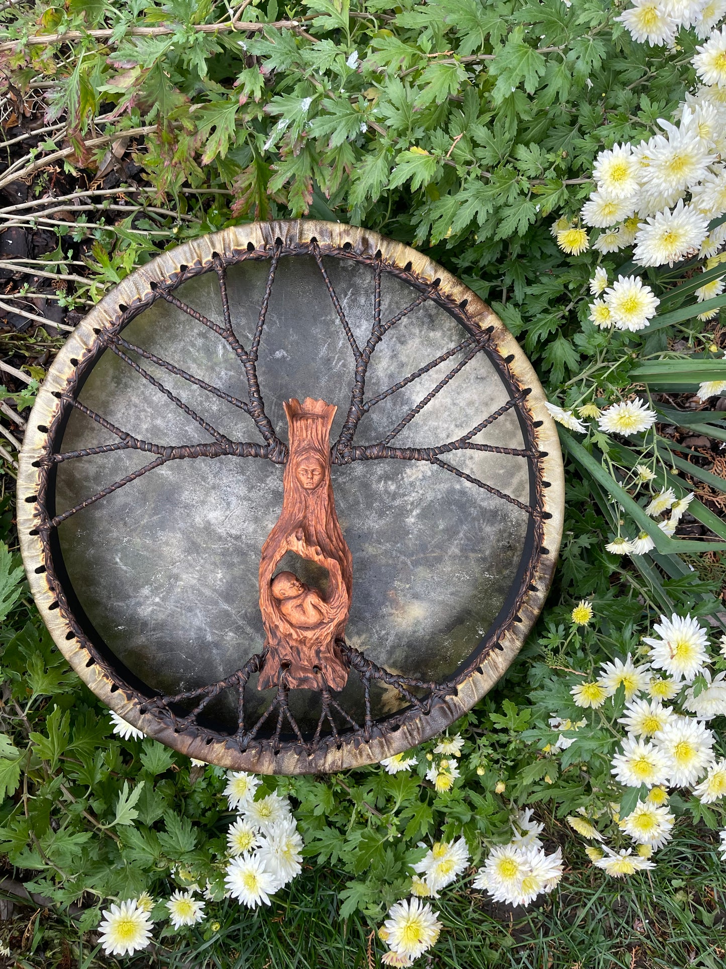 Shaman drum Roda goddess