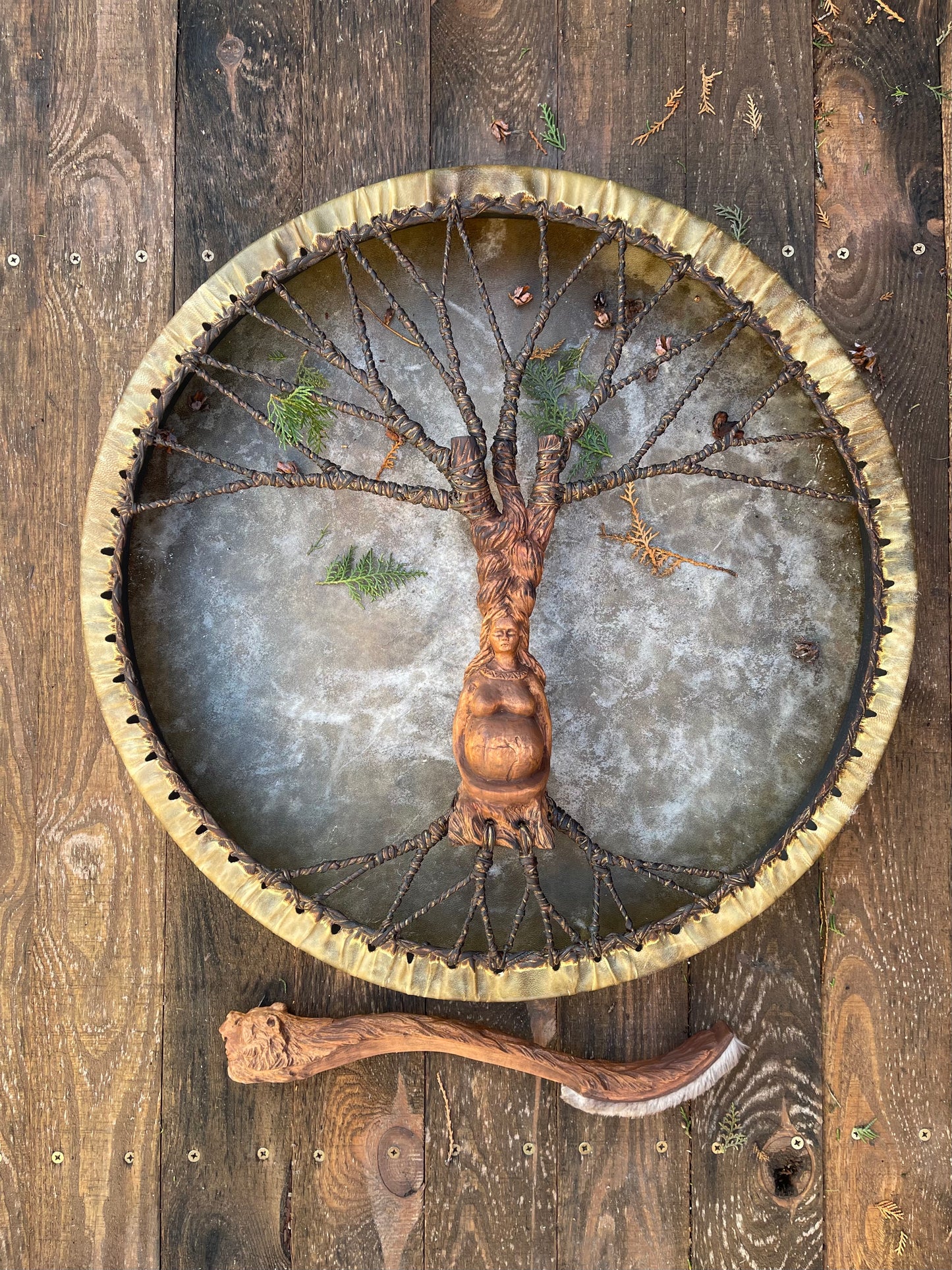 Shaman drum Mother Land