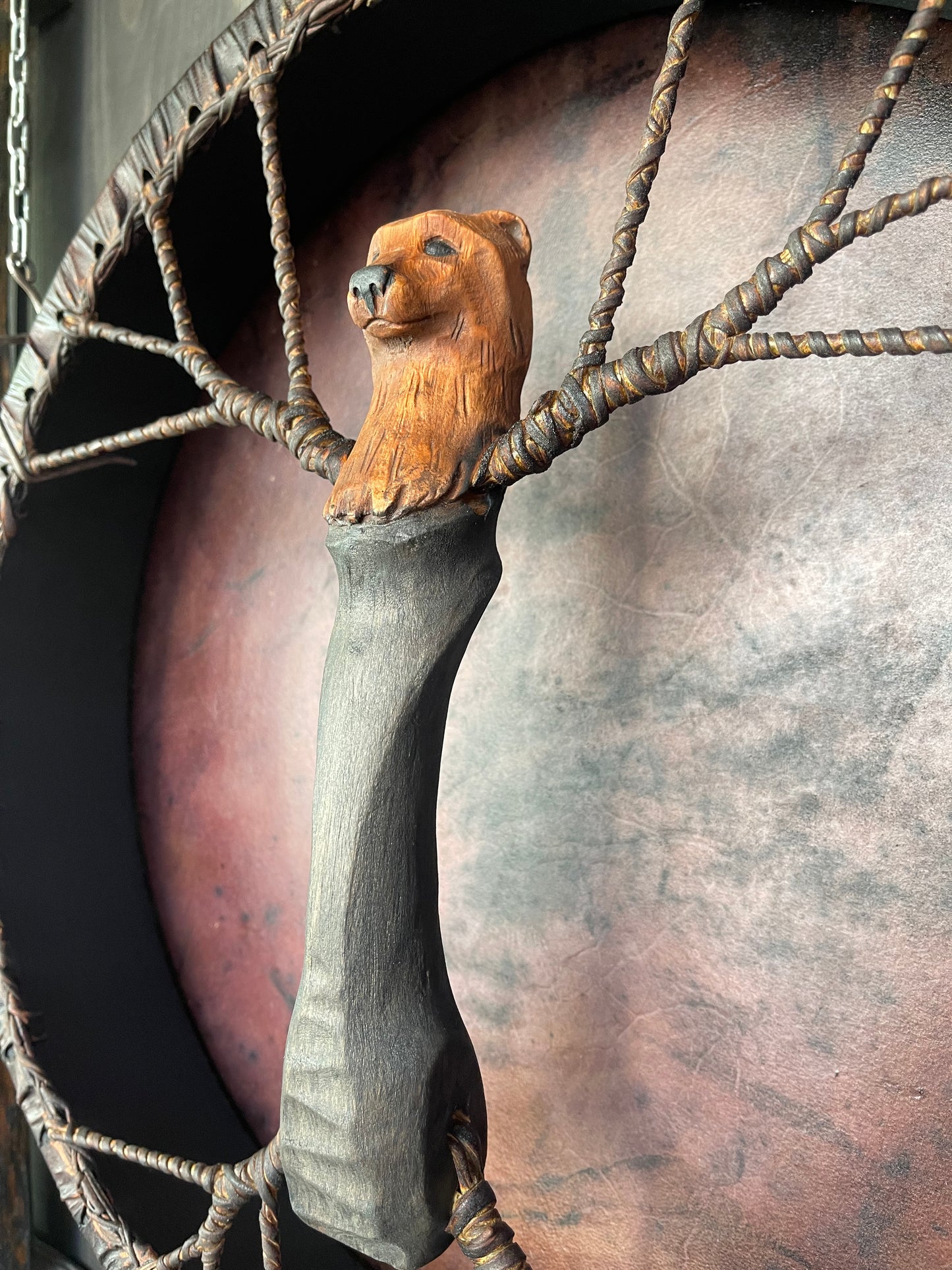 Shaman drum the Bear 16 inches (Black)