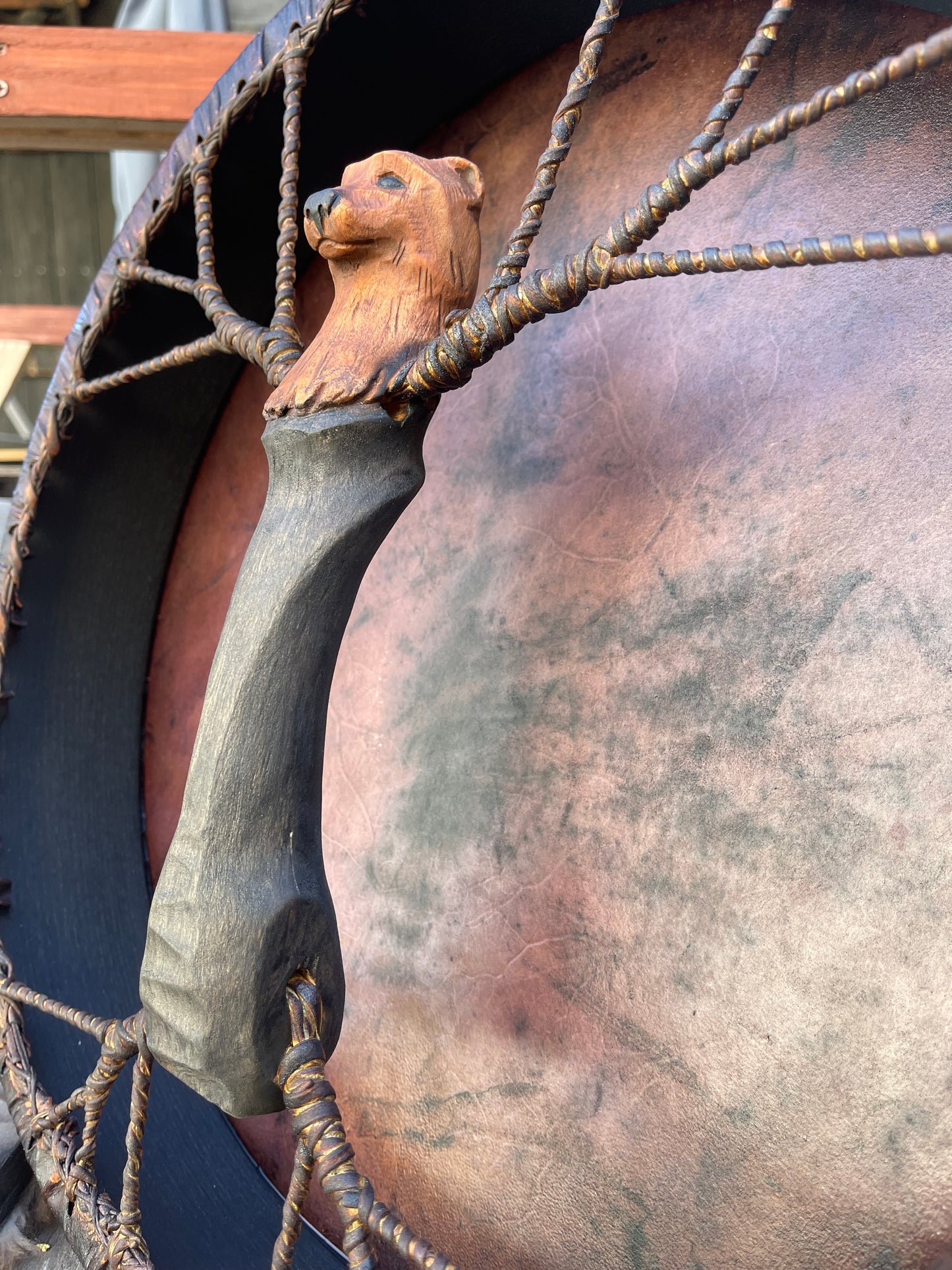 Shaman drum the Bear 16 inches (Black)