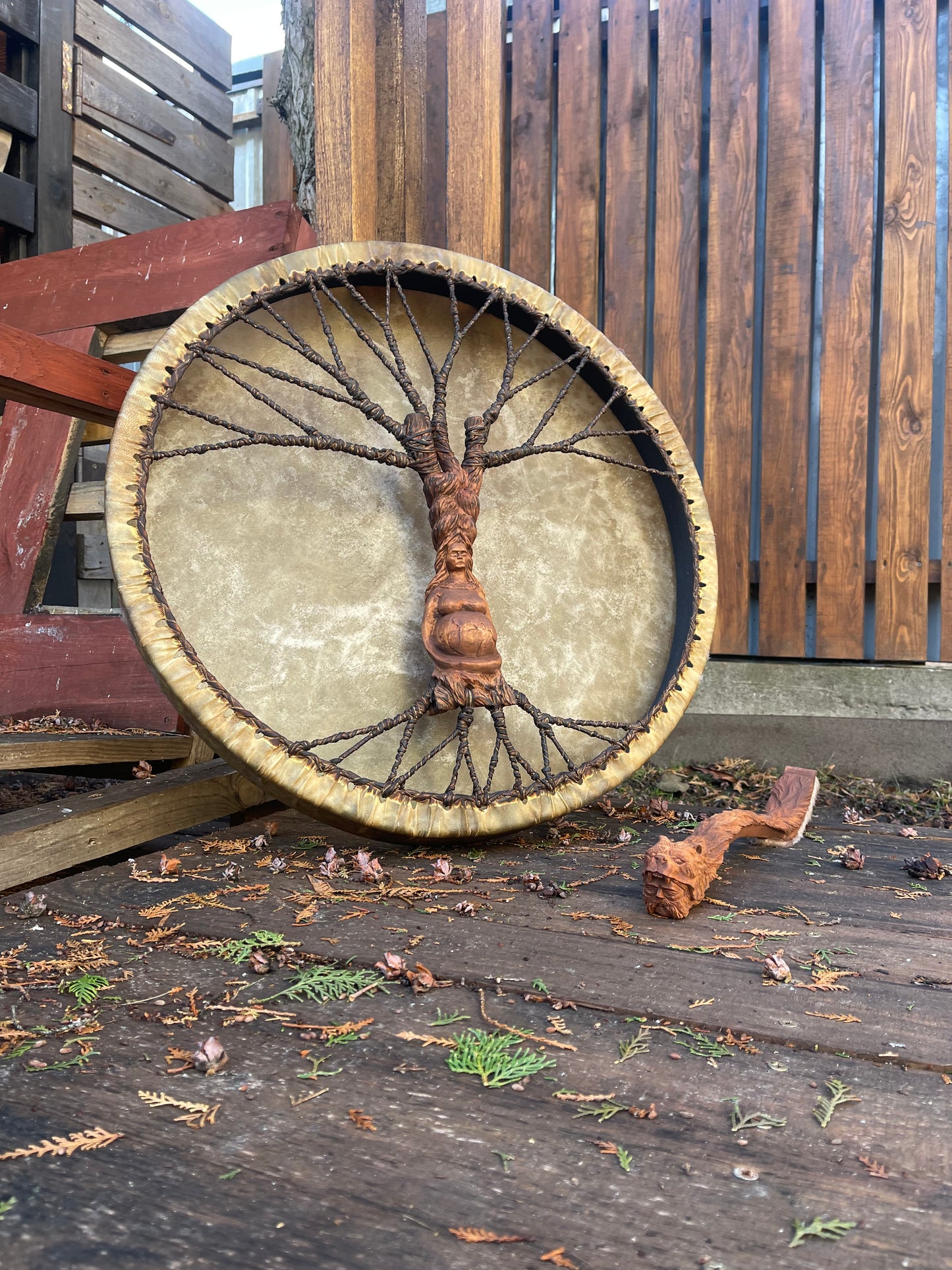 Shaman drum Mother Land