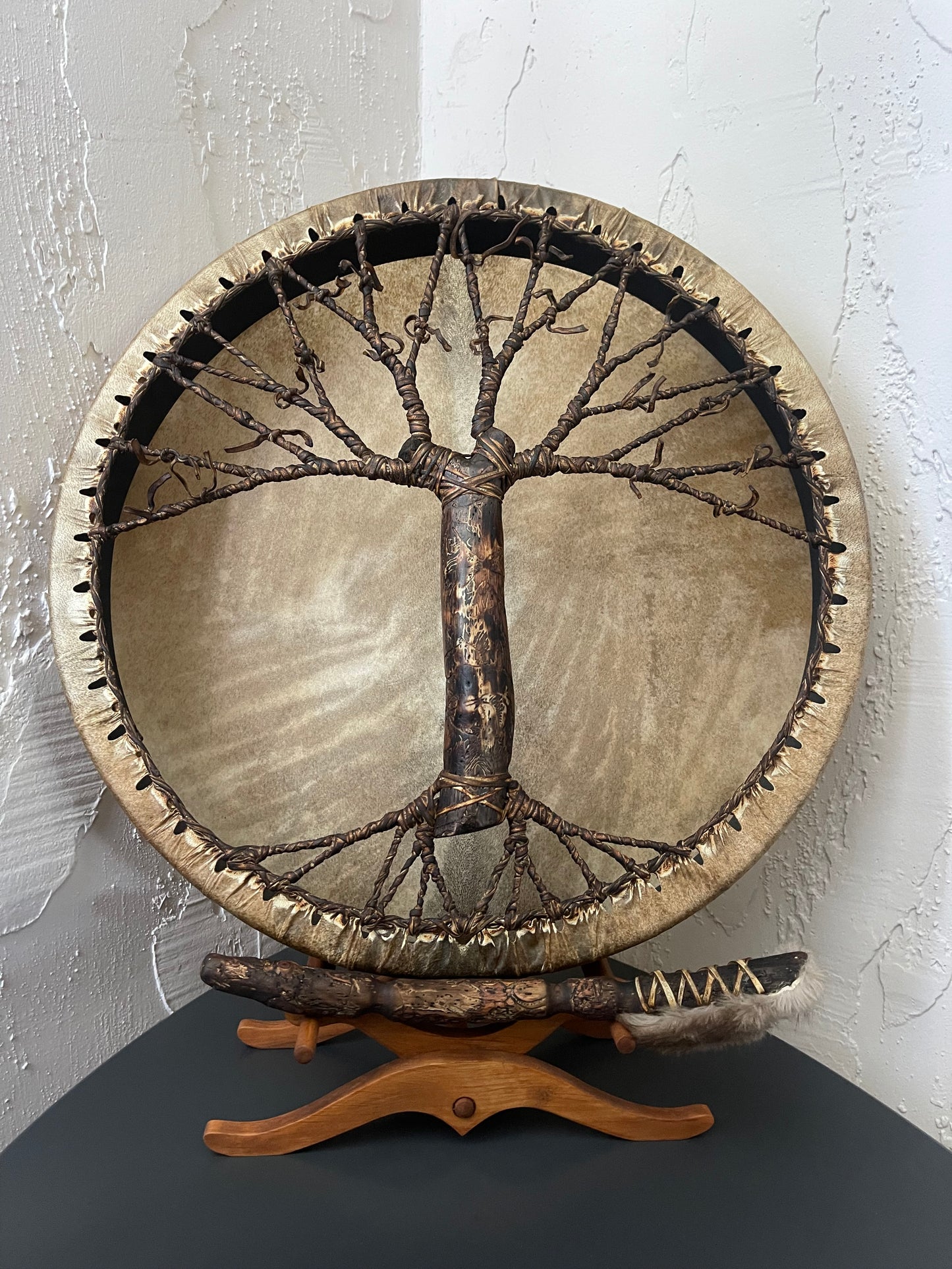 Shaman drum Tree of Life 18’