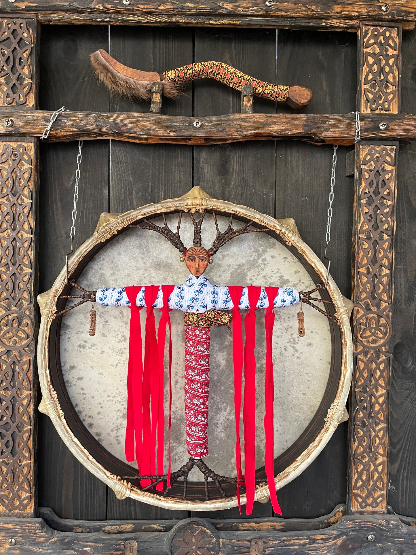 Slavic Shaman drum Bereginya