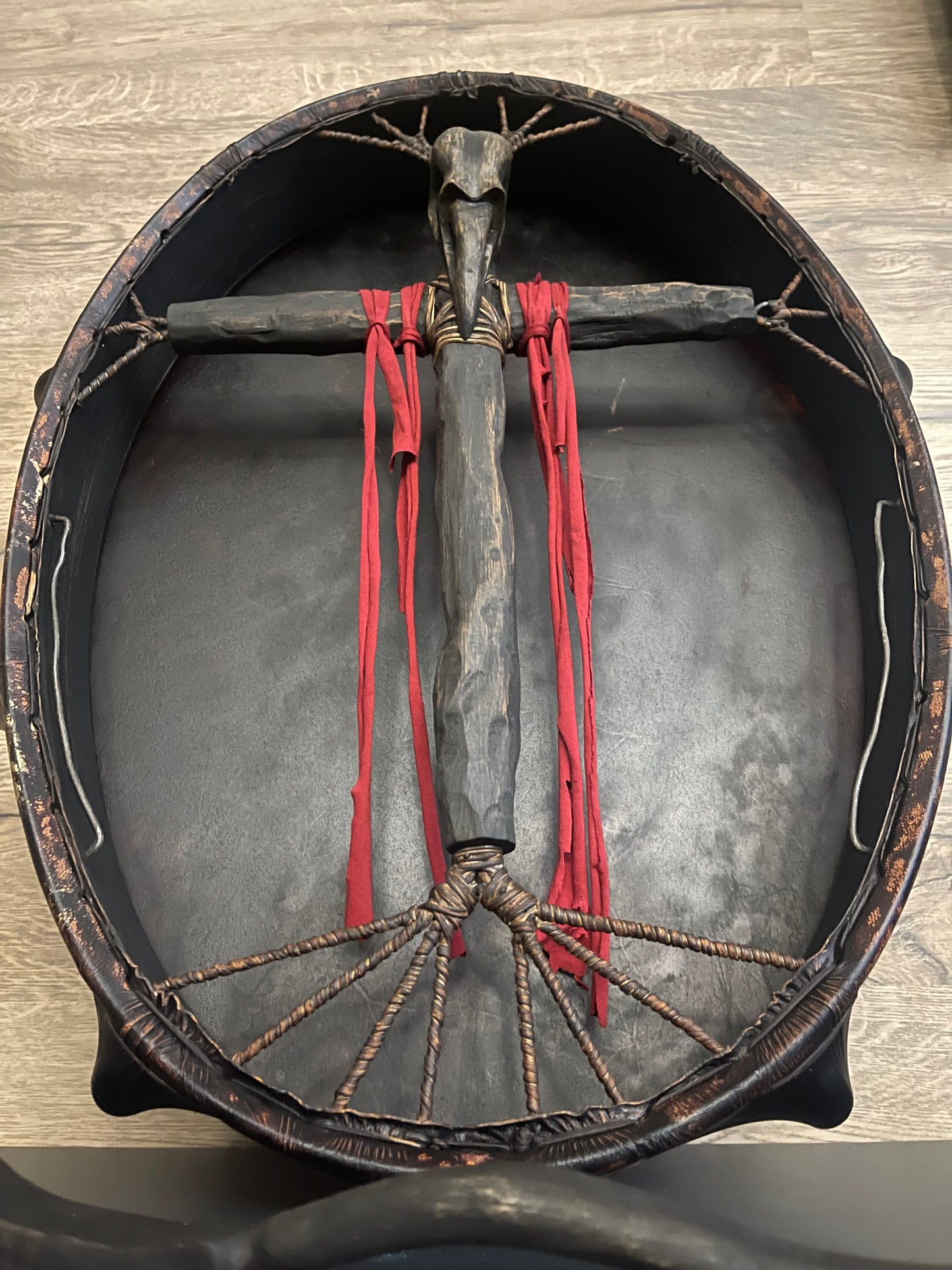 Siberian drum 24/20 Skull of Raven