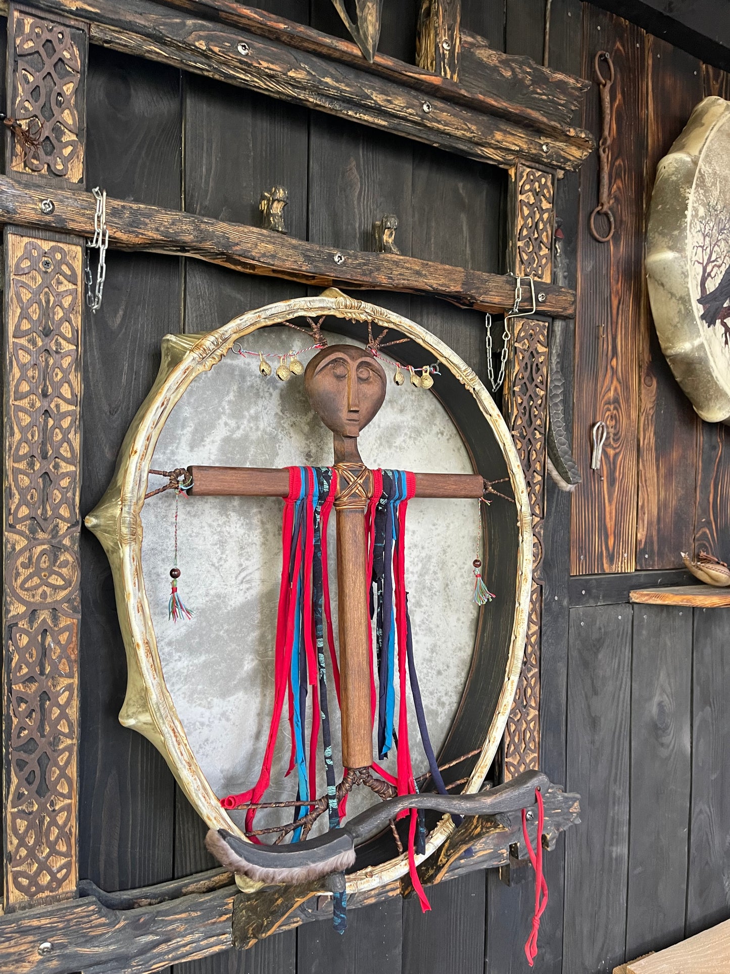 Siberian drum White Shaman