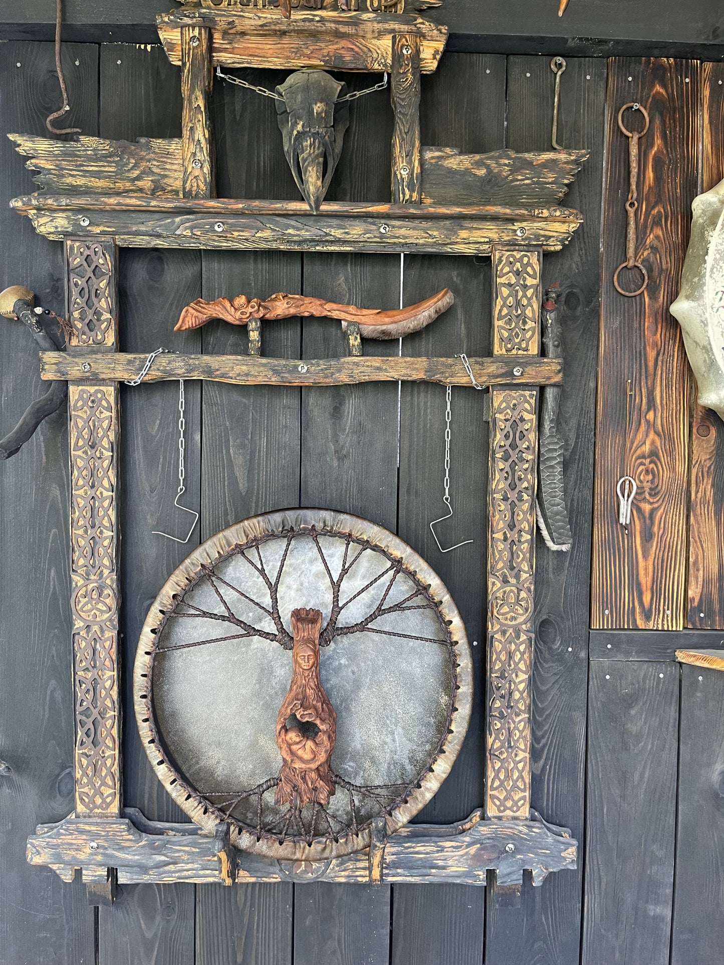 Shaman drum Roda goddess