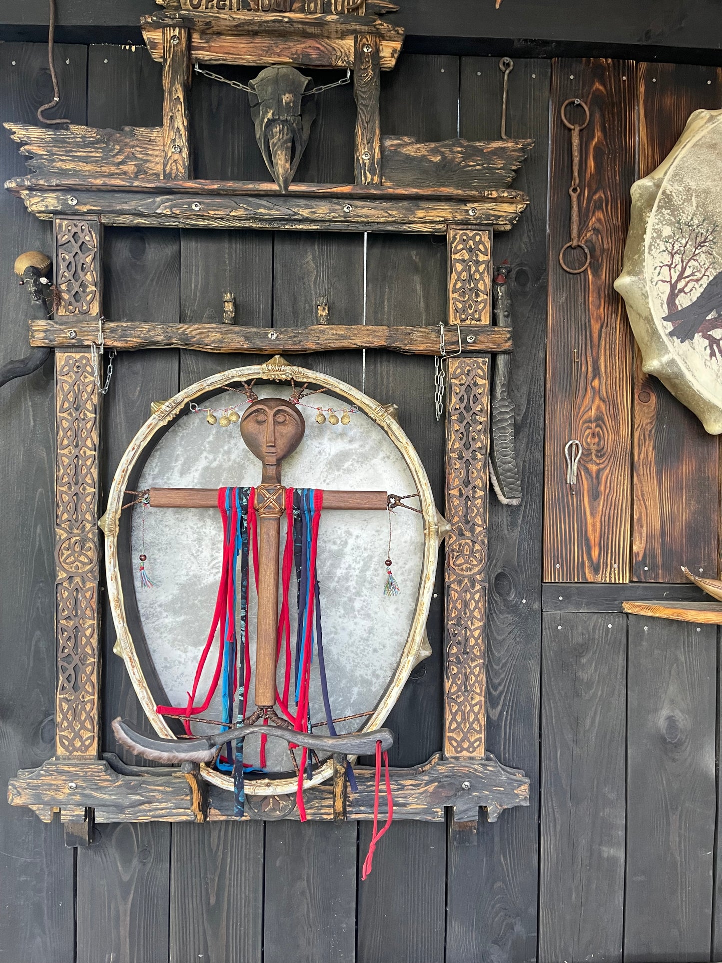 Siberian drum White Shaman