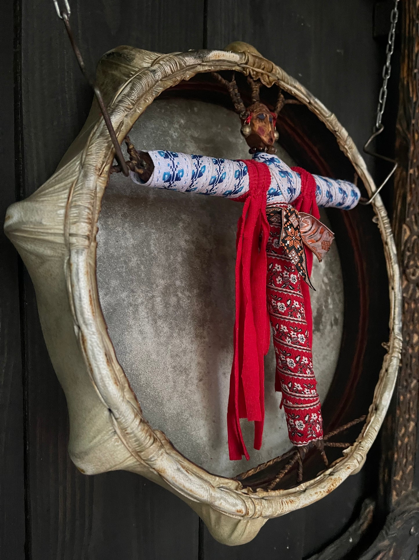 Slavic shamanic drum 12 inches Bereginya