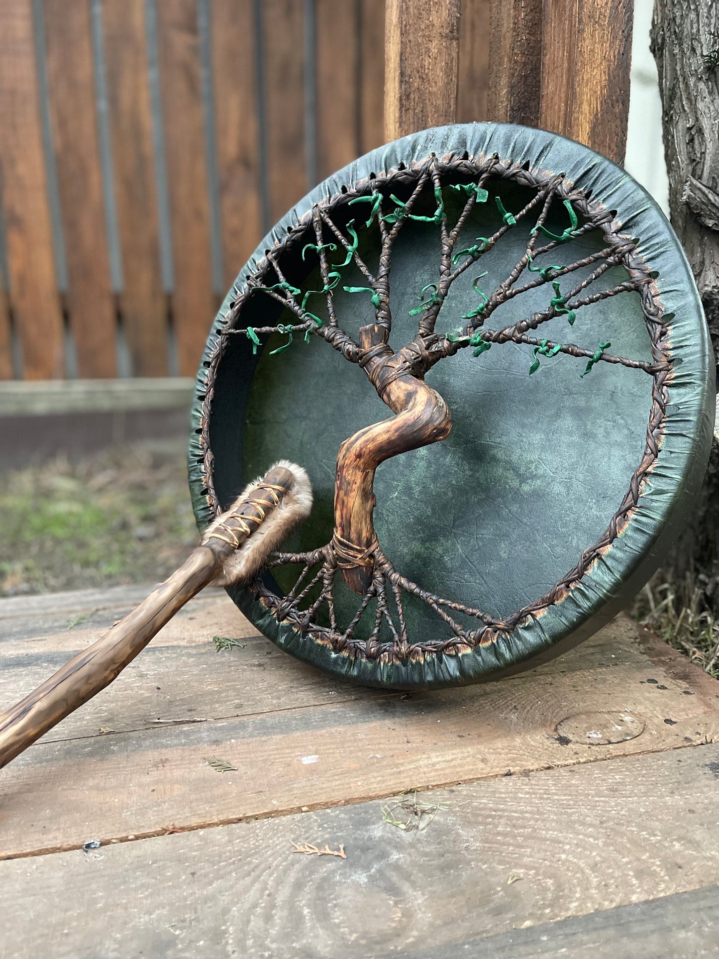 Shaman drum Tree of Life 16’