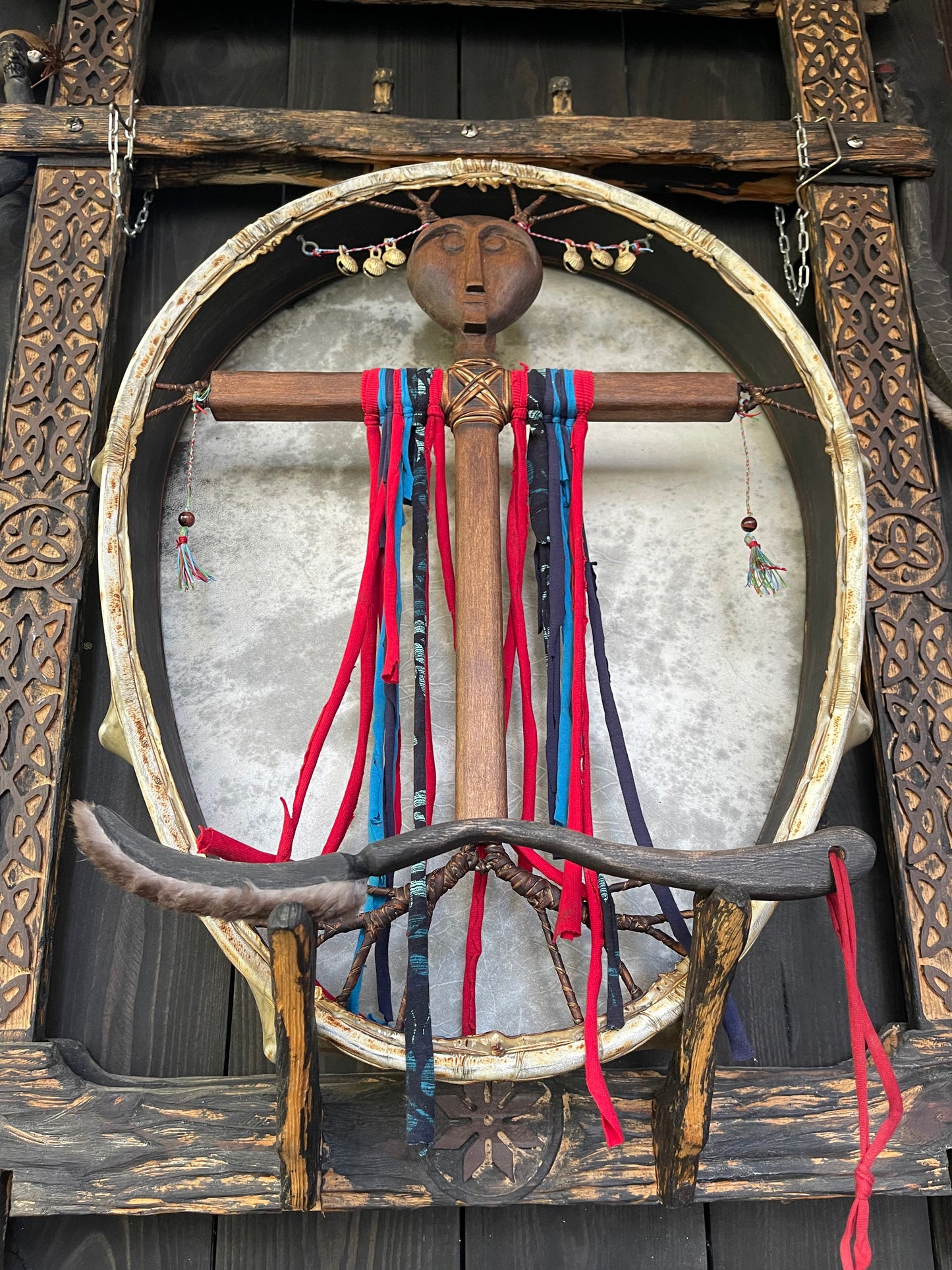 Siberian drum White Shaman