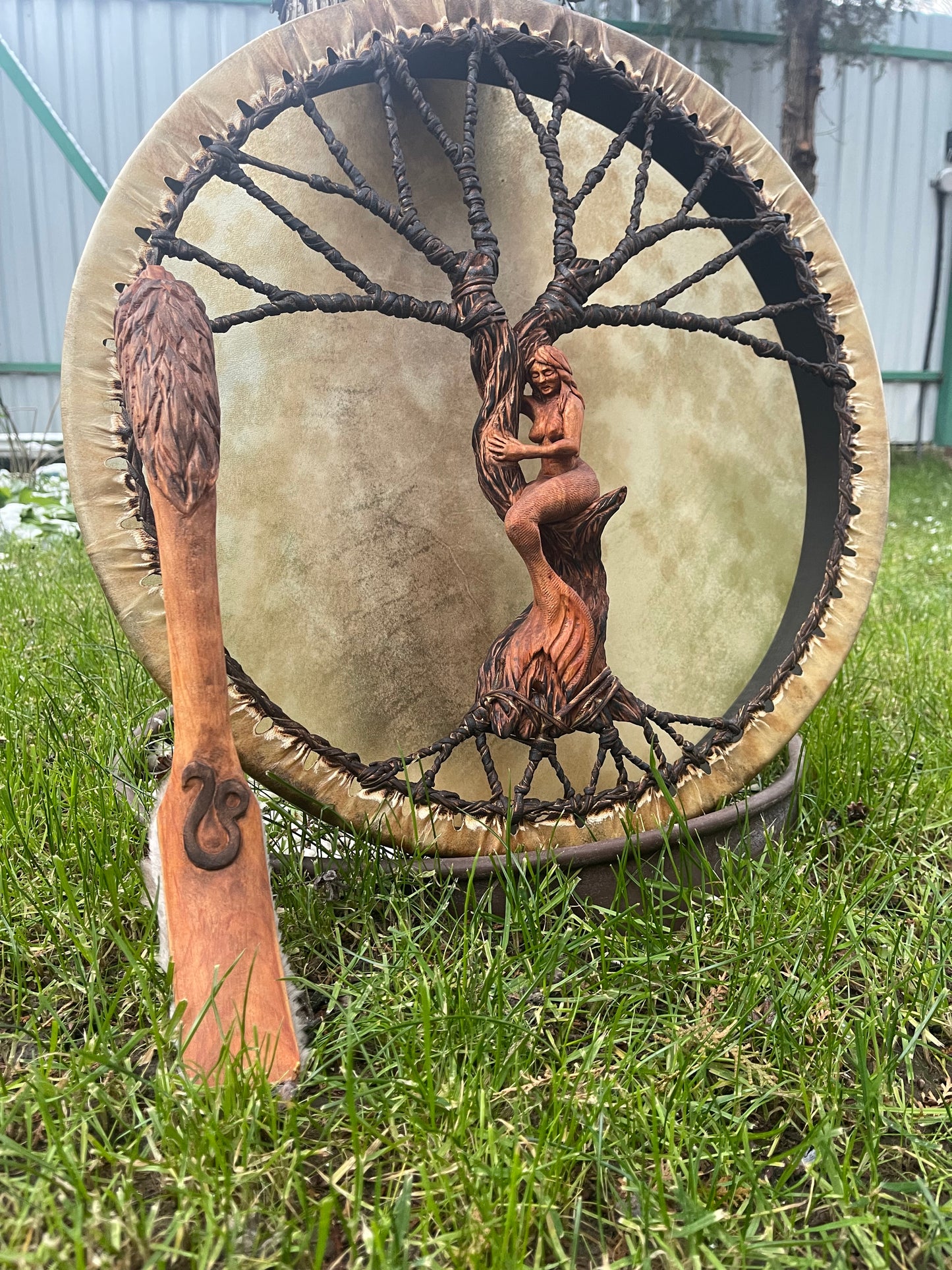 Shaman drum Mermaid
