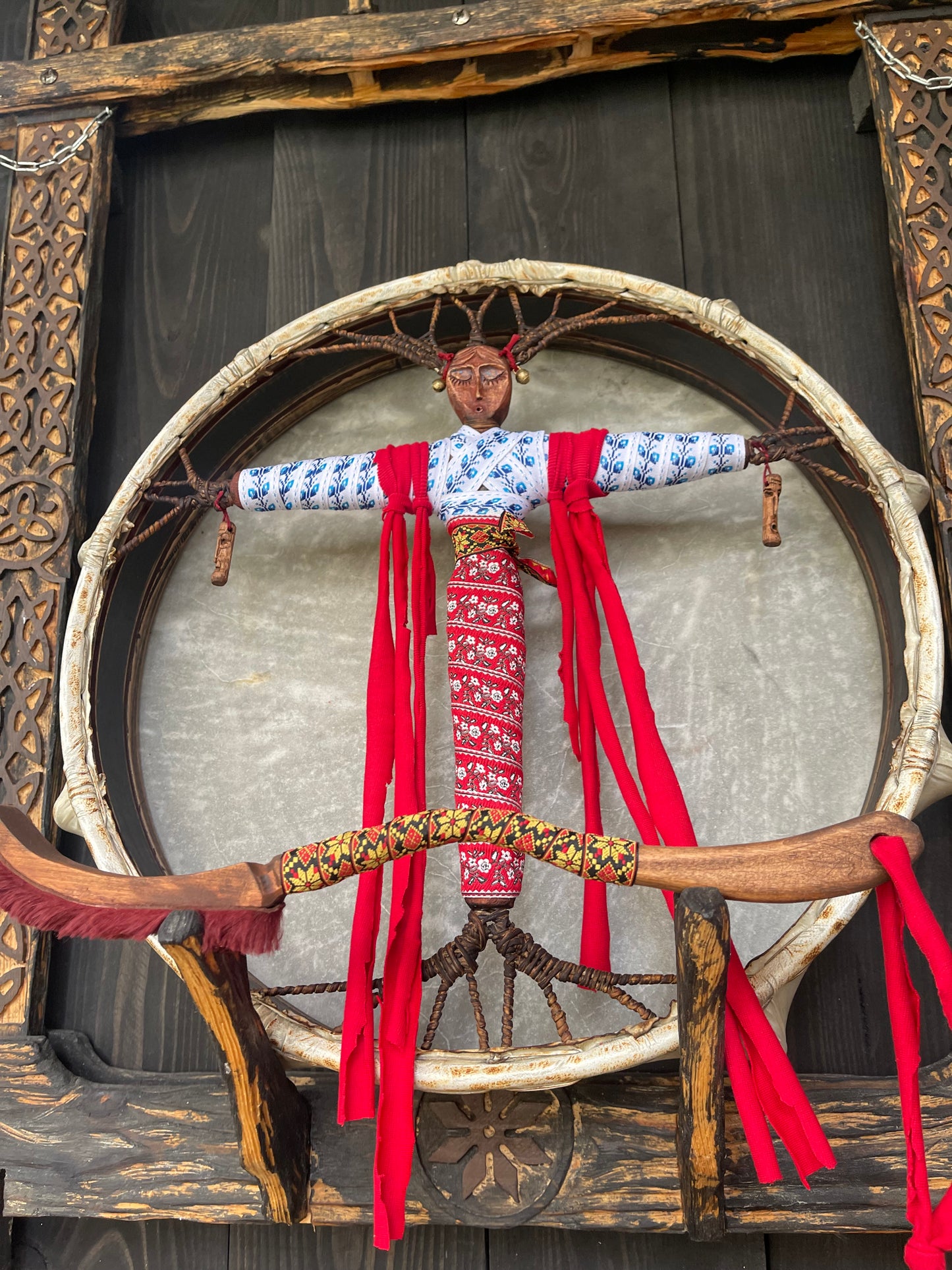 Slavic shamanic drum Bereginya