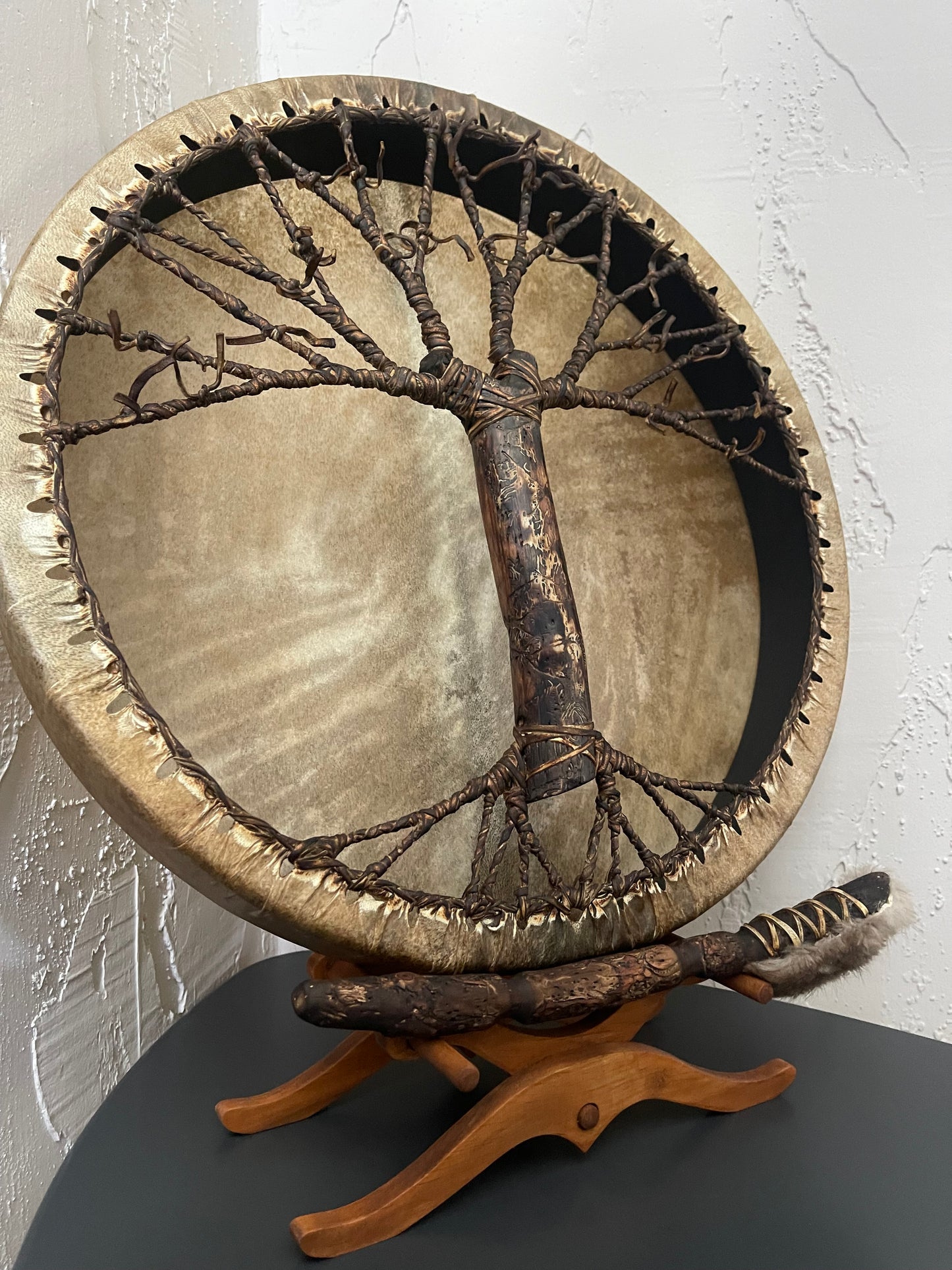 Shaman drum Tree of Life 18’