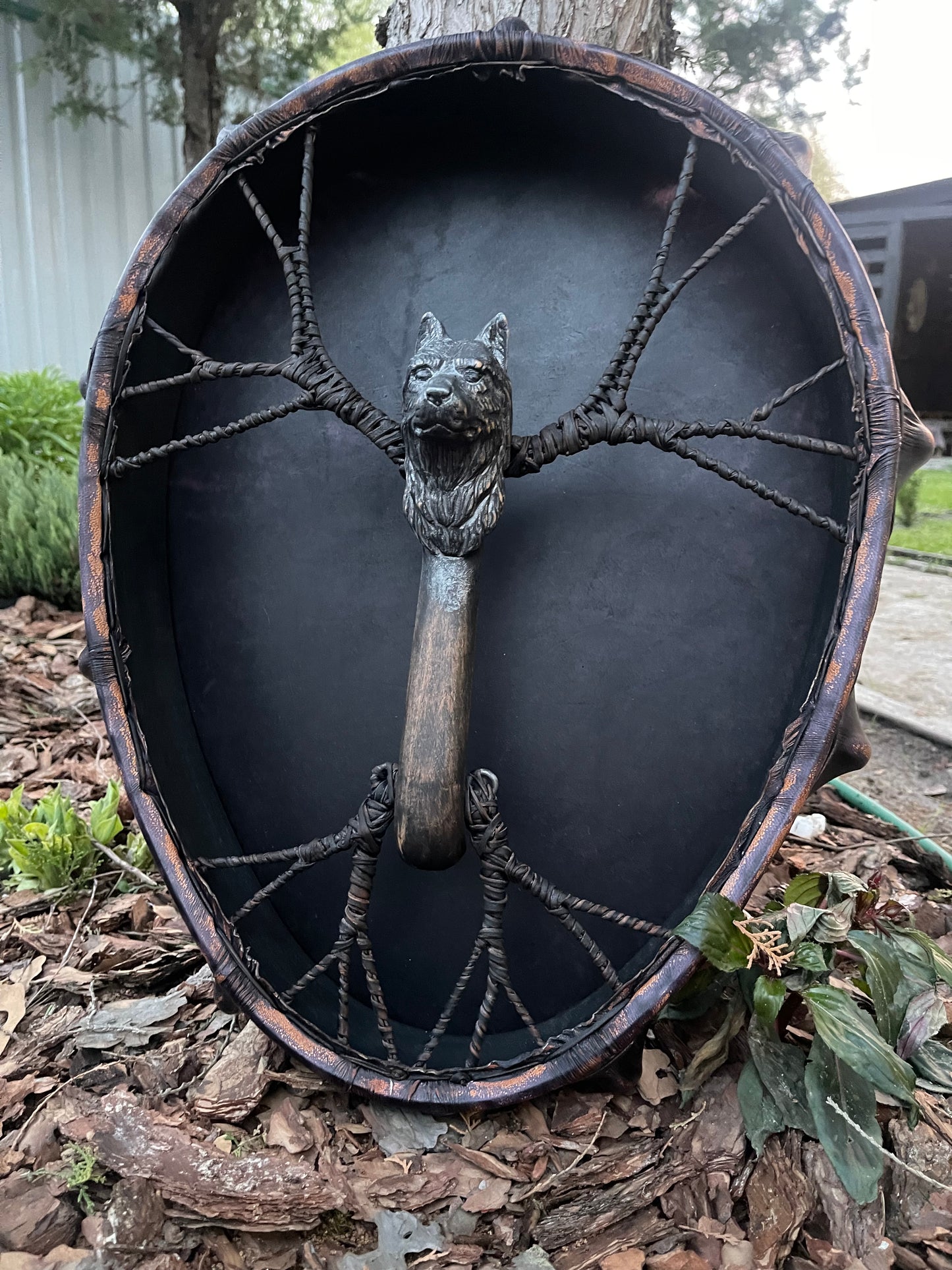 Shaman drum Spirit of the Wolf