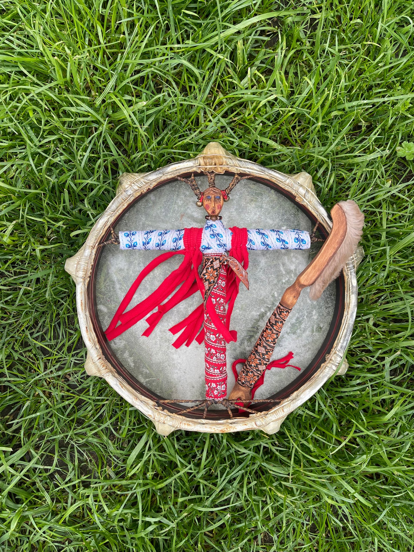 Slavic shamanic drum 12 inches Bereginya