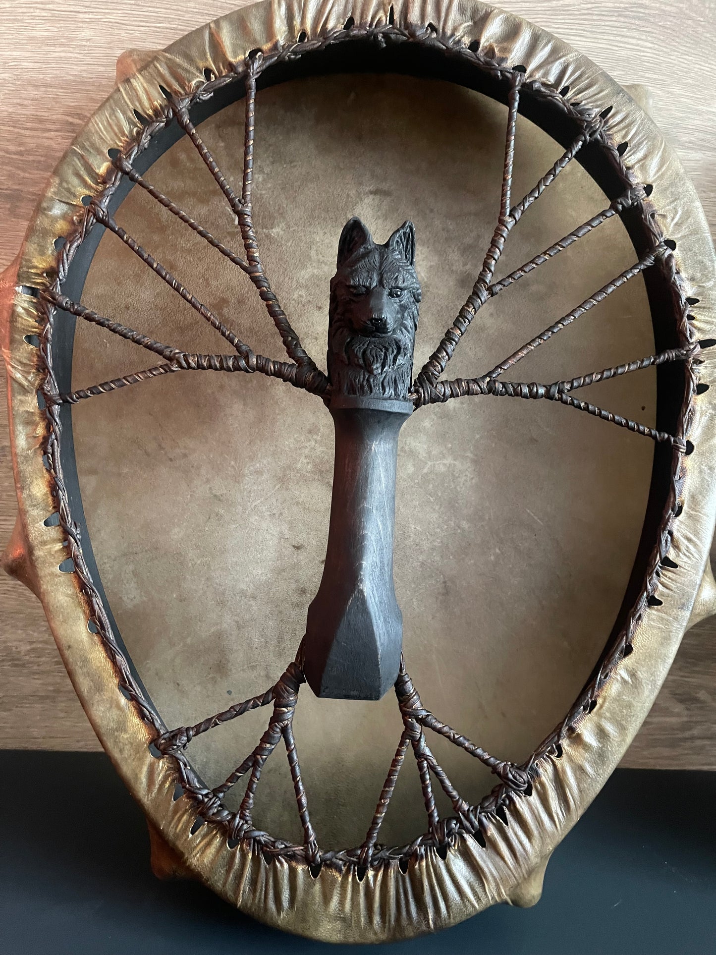 Shaman drum the Wolf