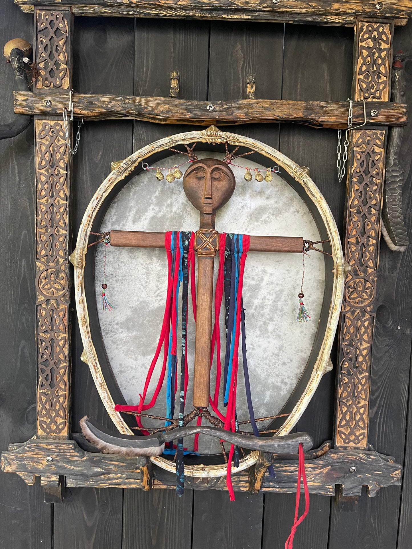 Siberian drum White Shaman