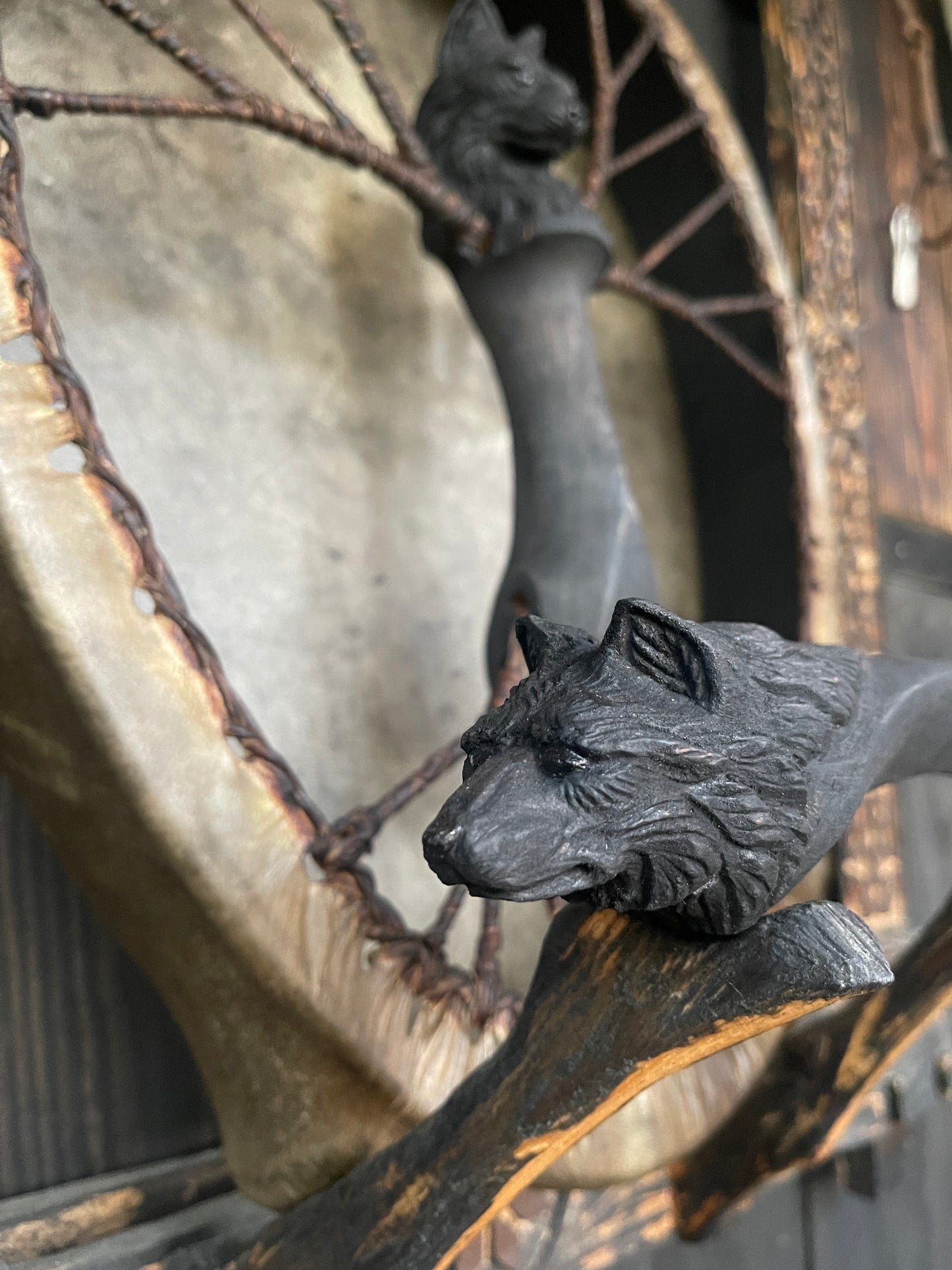 Shaman drum the Wolf