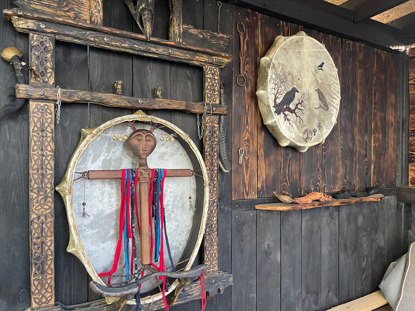 Siberian drum White Shaman