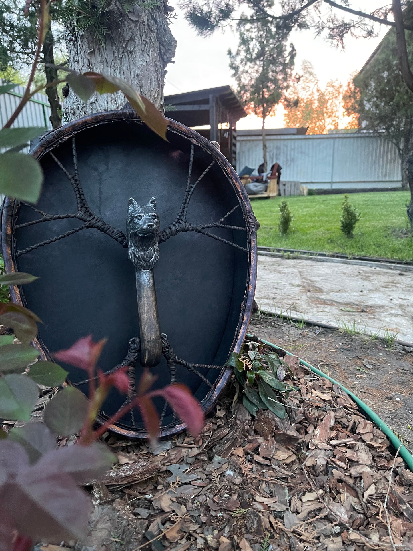 Shaman drum Spirit of the Wolf