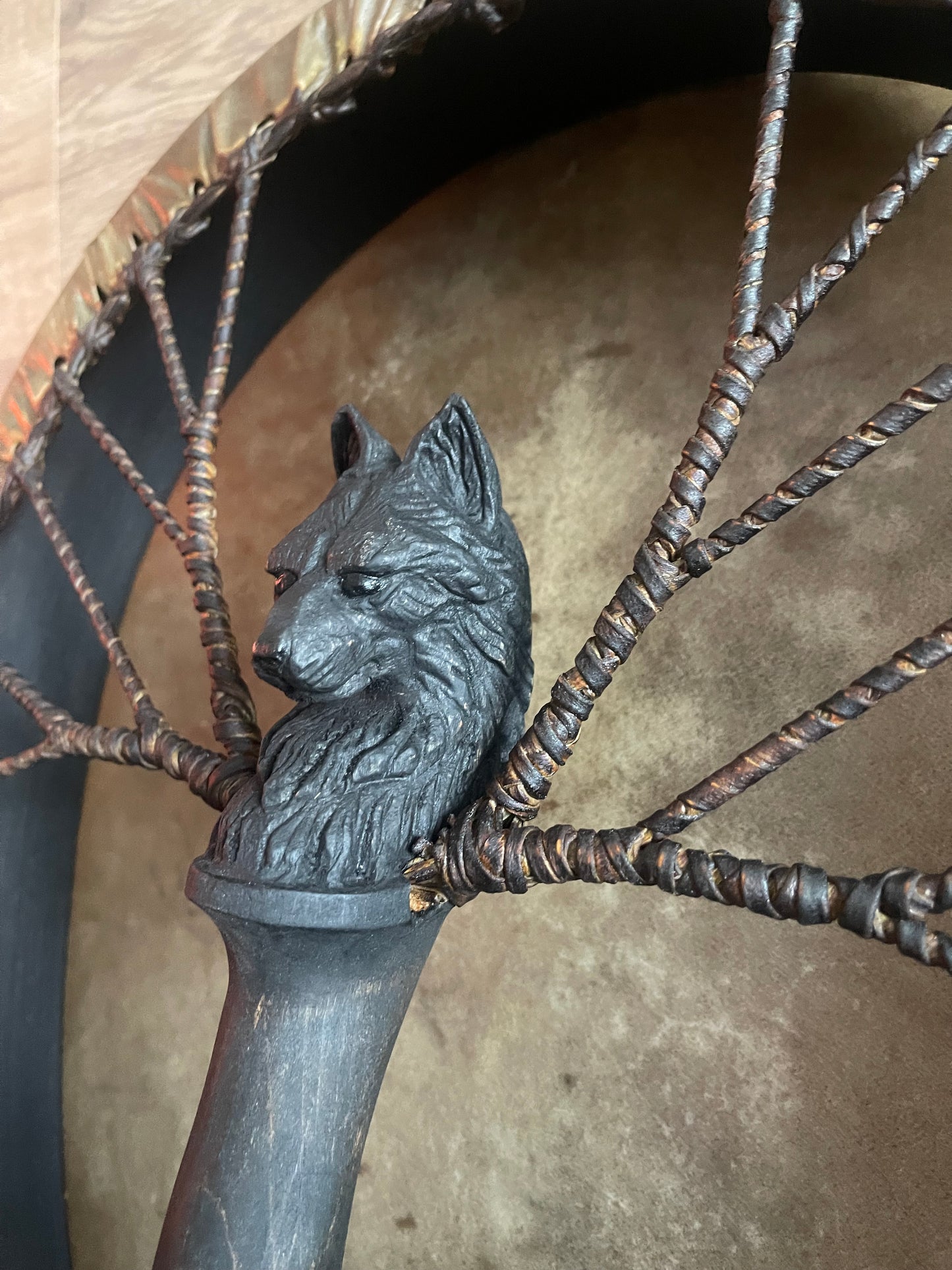 Shaman drum the Wolf