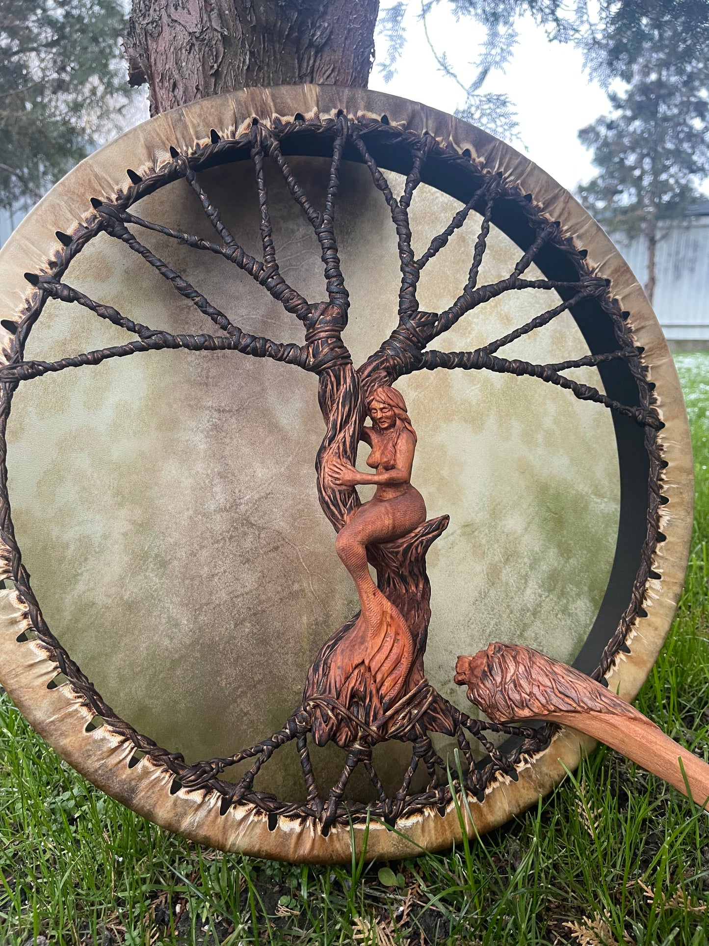 Shaman drum Mermaid