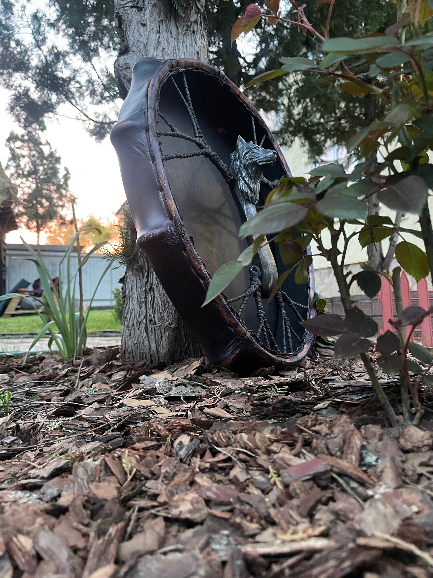 Shaman drum Spirit of the Wolf