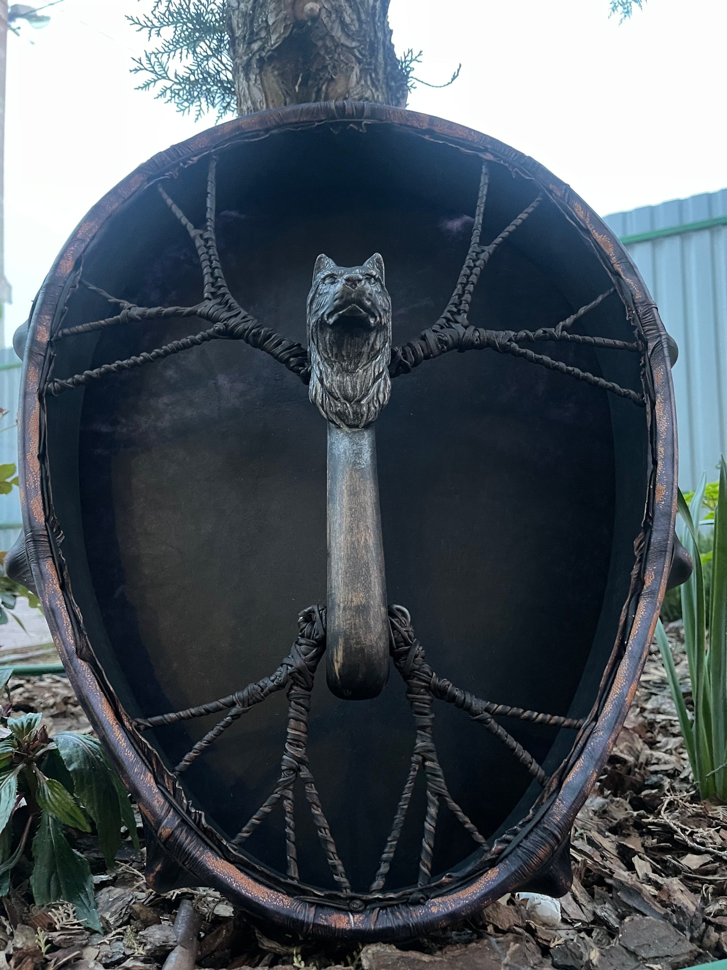 Shaman drum Spirit of the Wolf