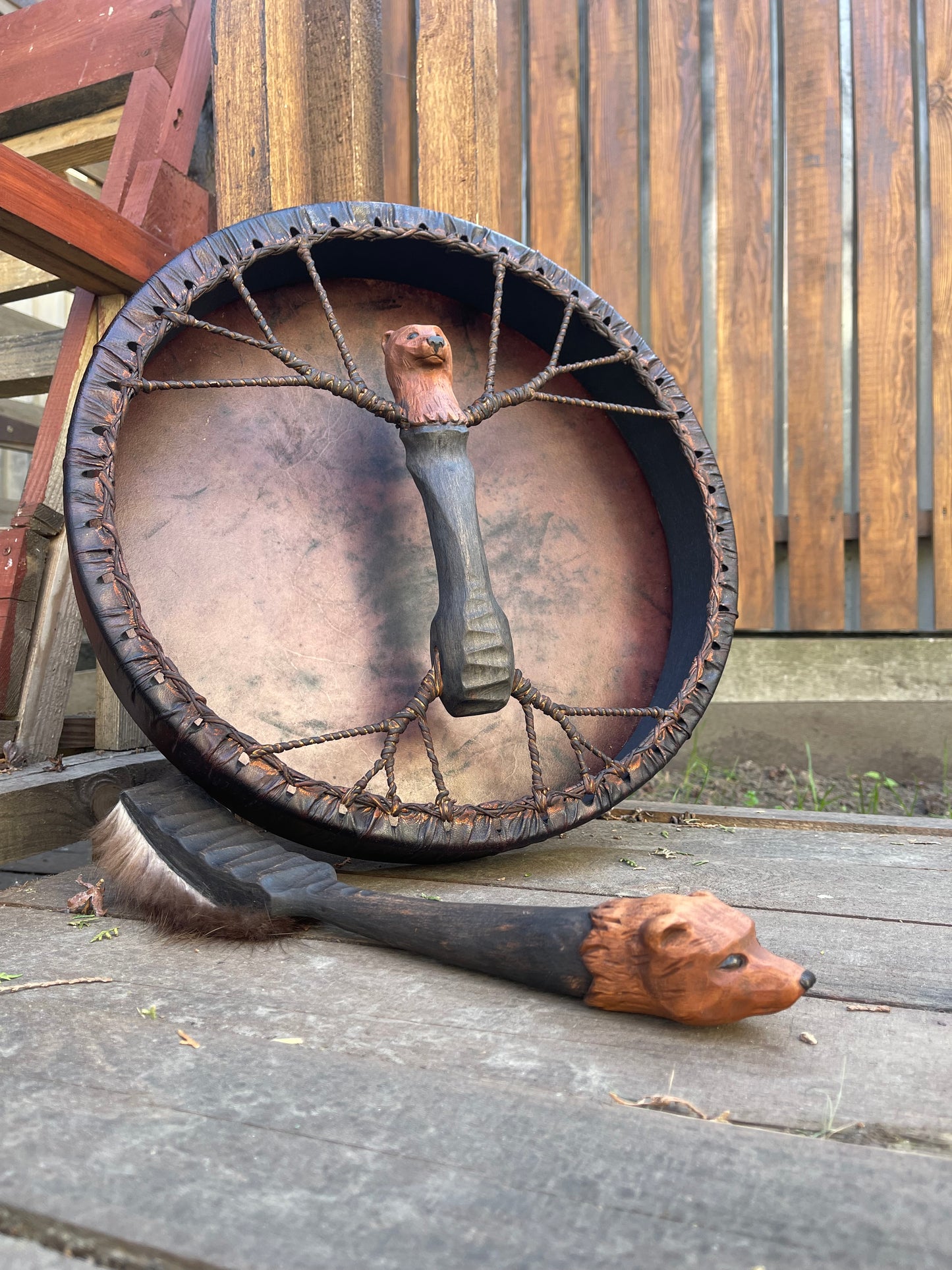 Shaman drum the Bear 16 inches (Black)