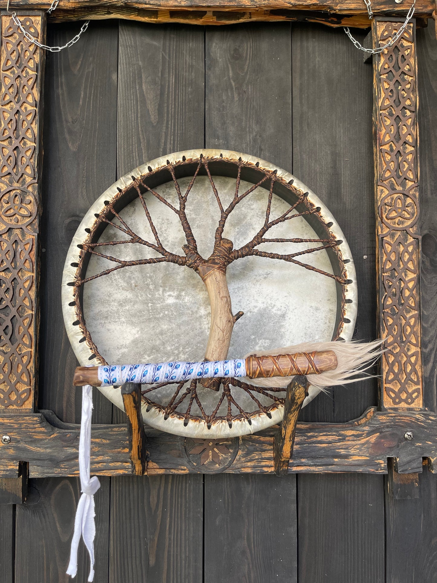 Shaman drum Tree of Life 16’