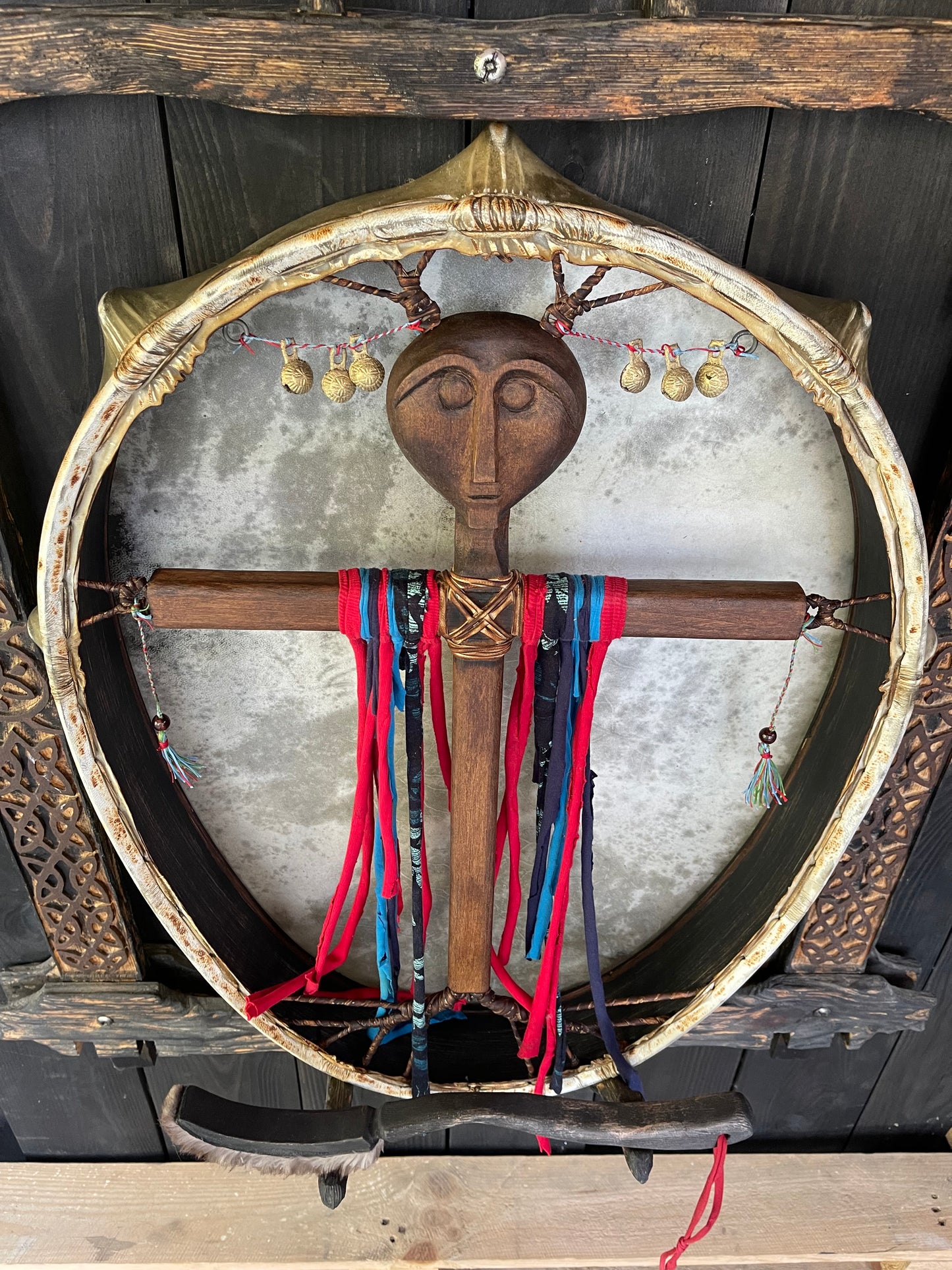 Siberian drum White Shaman