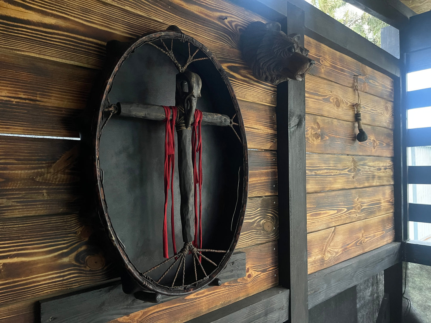 Siberian drum 24/20 Skull of Raven