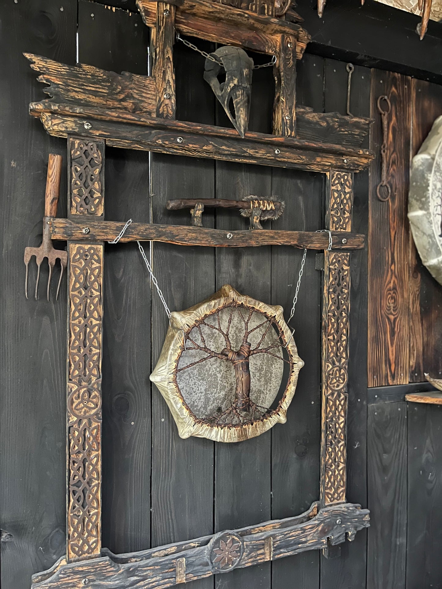 Shaman drum Tree of Life 12'