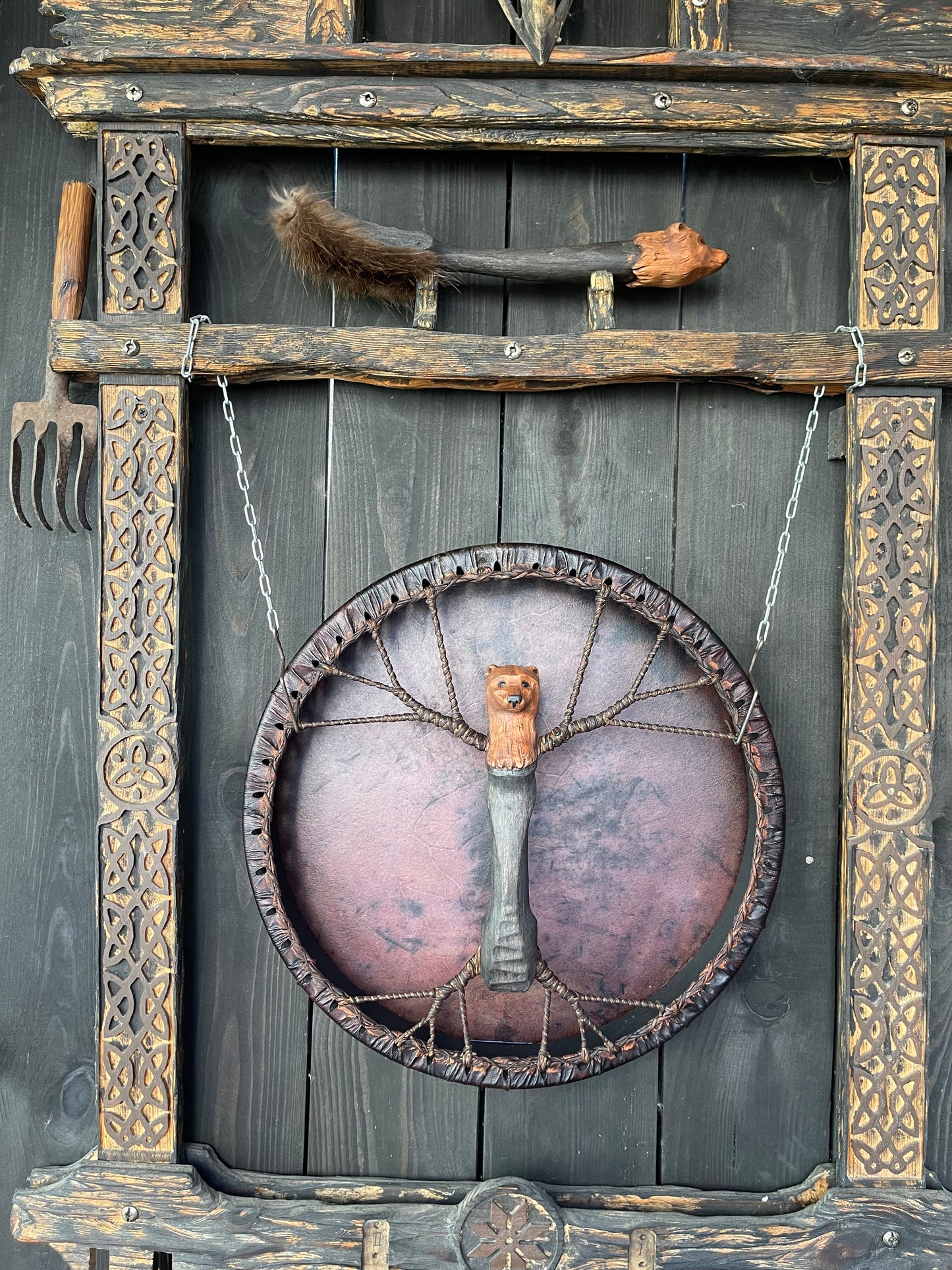 Shaman drum the Bear 16 inches (Black)