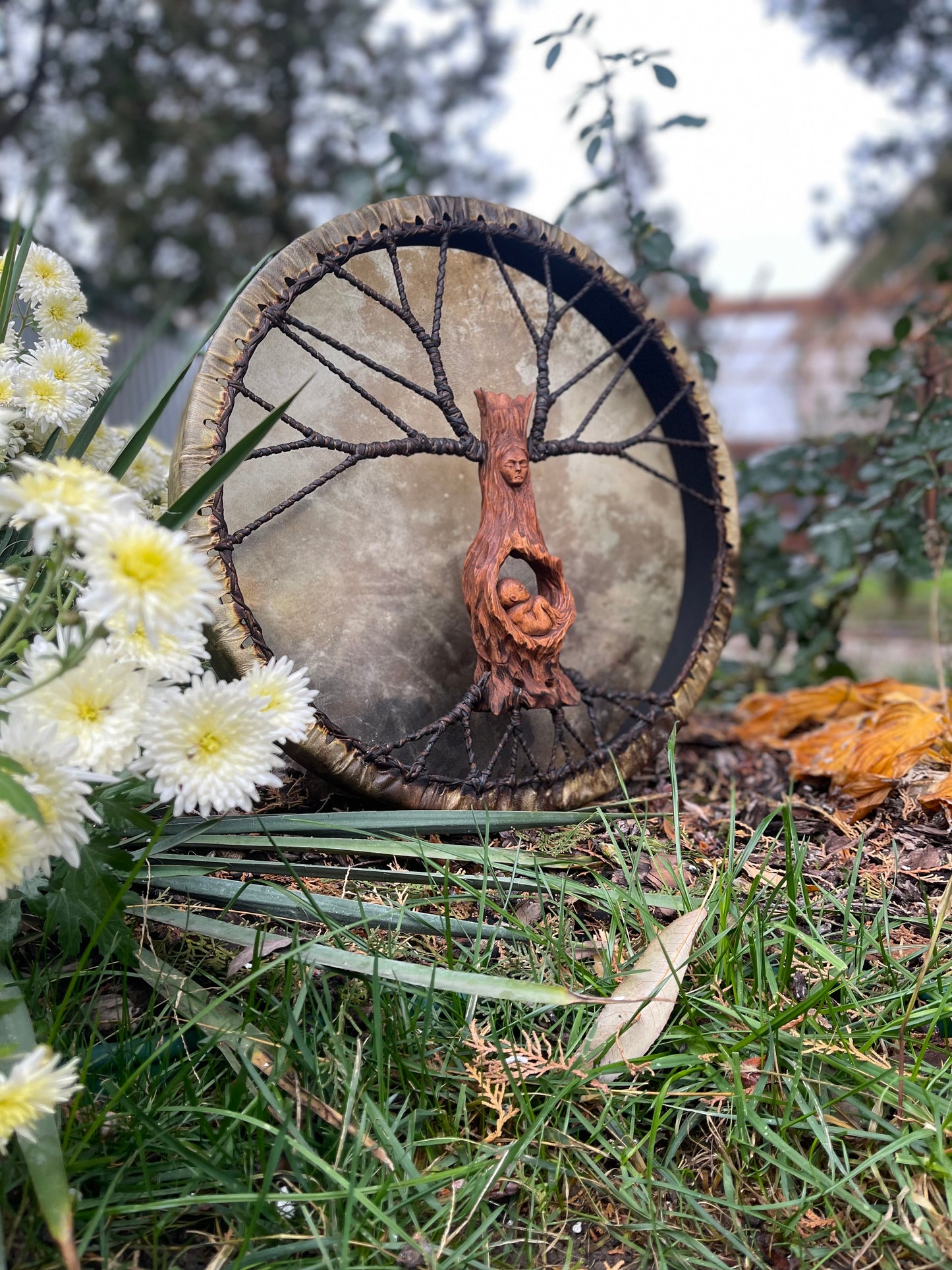 Shaman drum Roda goddess