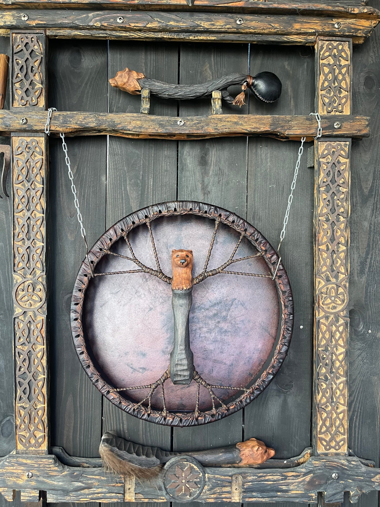 Shaman drum the Bear 16 inches (Black)