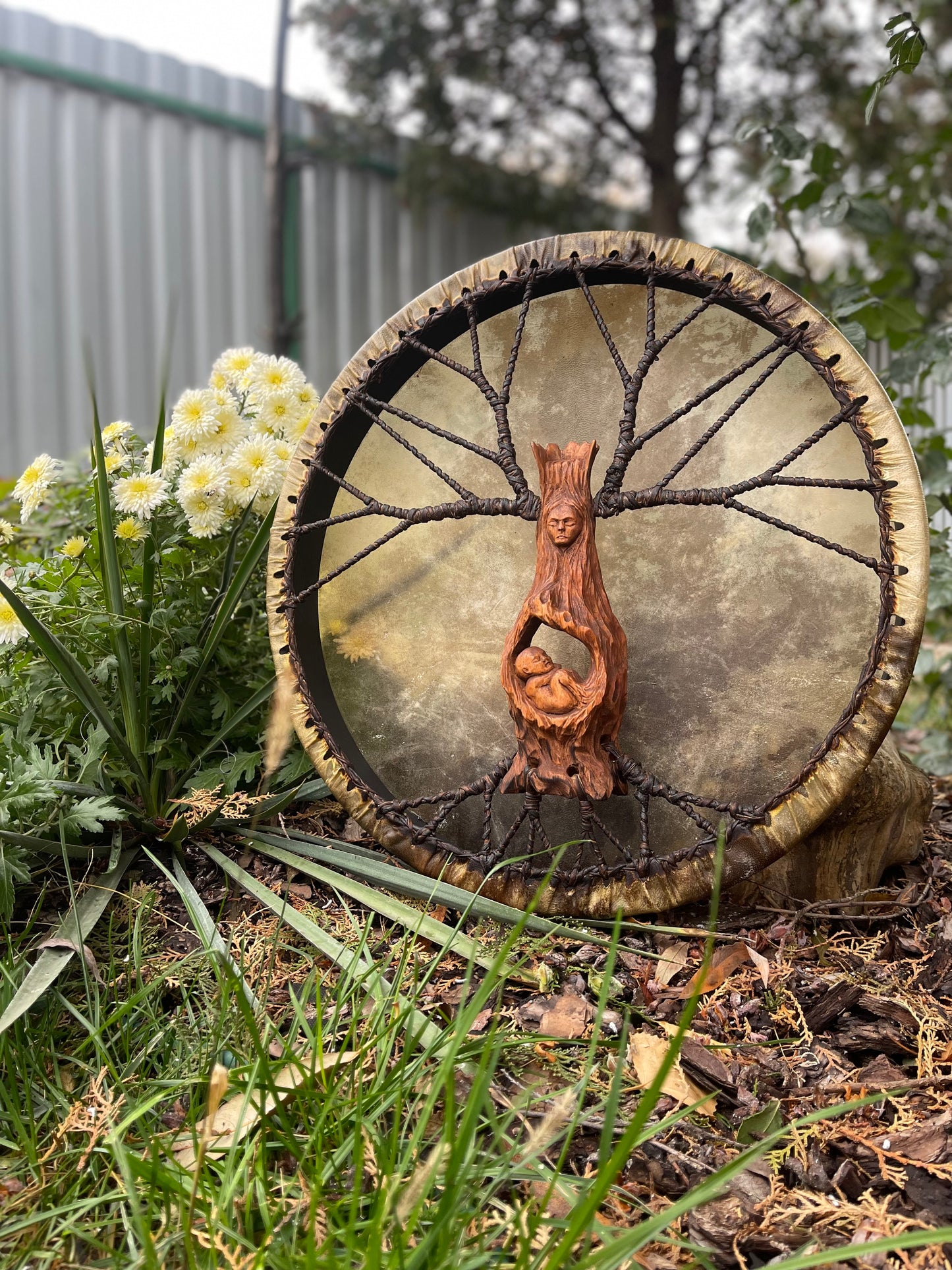 Shaman drum Roda goddess